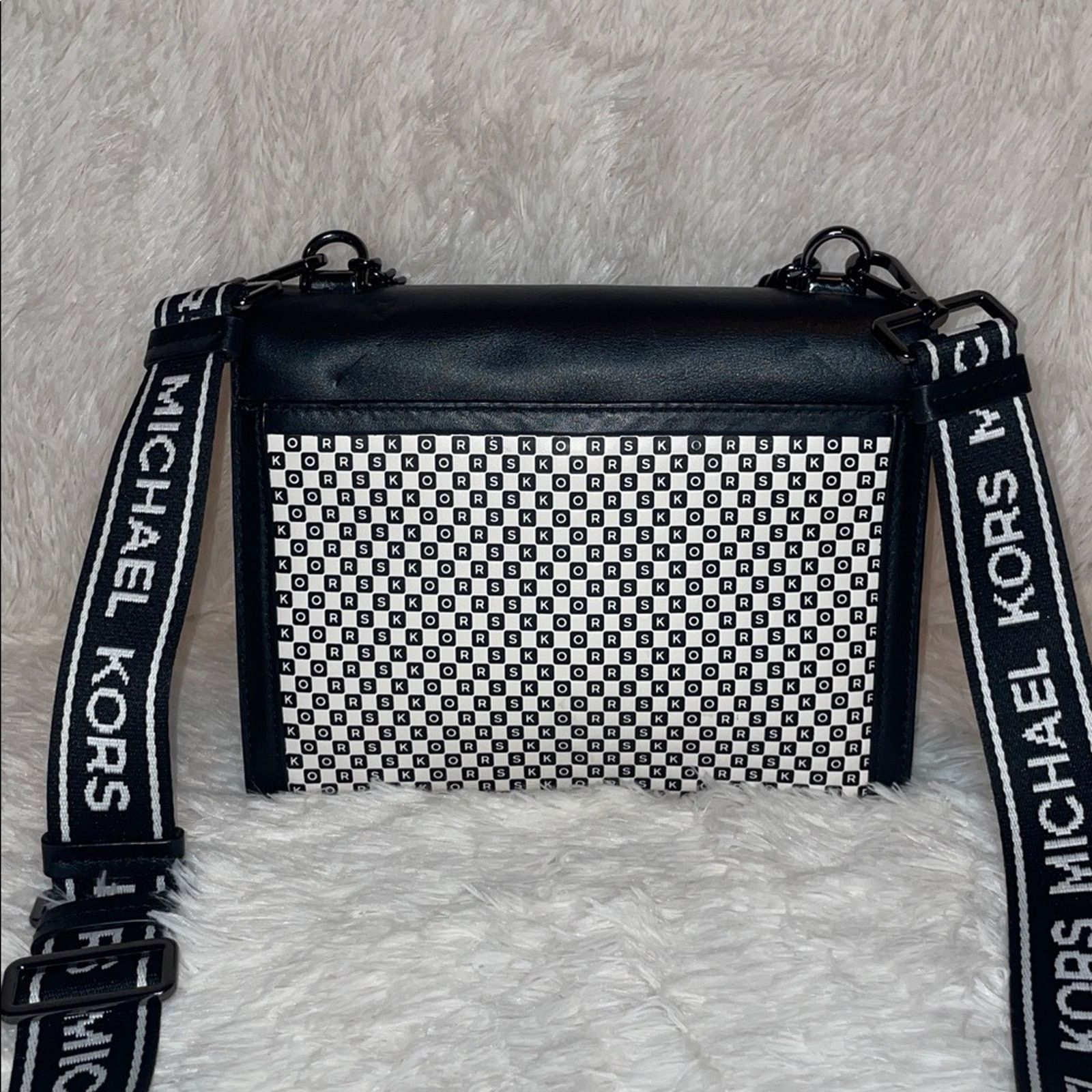 Michael Kors Michael Kors Whitney Checkerboard Crossbody Bag Size ONE SIZE - 6 Thumbnail