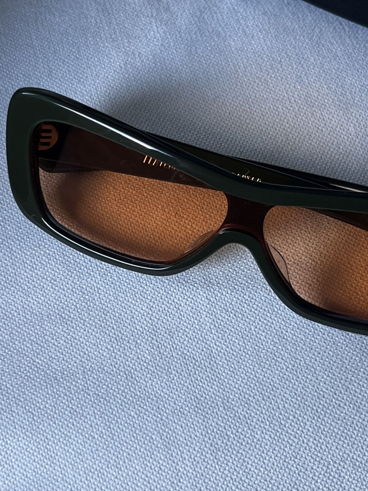 Veneda Carter x Flatlist Green Disco Sunglasses