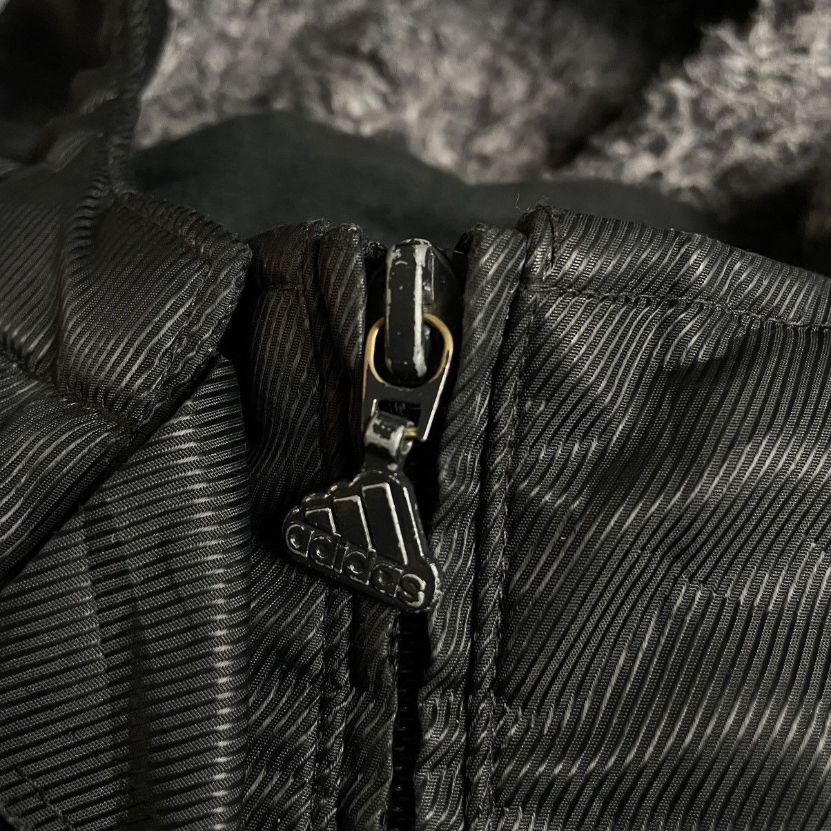Adidas × Vintage VINTAGE ADIDAS EMBROIDERED LOGO SPELL OUT LONG JACKET Size US L / EU 52-54 / 3 - 15 Thumbnail