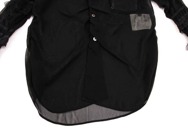 Comme des Garcons Comme Des Garcons Black Vintage See-Through Shirt Size S / US 4 / IT 40 - 7 Thumbnail