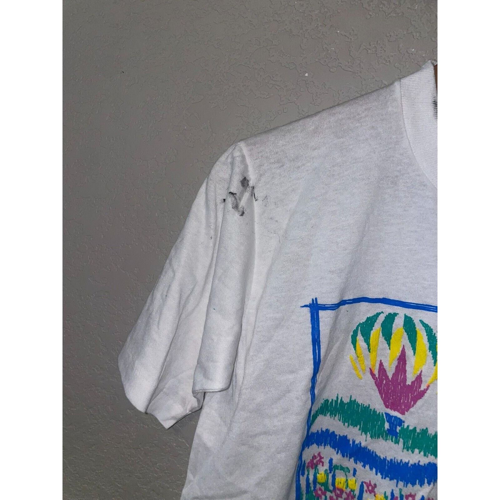 Jerzees Vintage Test Print Shirt Louisville Jackson Hole White L Tee Size US M / EU 48-50 / 2 - 7 Thumbnail