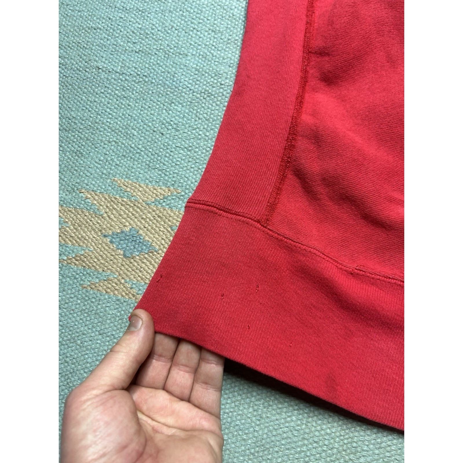 Vintage VINTAGE Camber Sweatshirt San Francisco 49ers Helmet Distressed Large Crewneck Men Red L Size US L / EU 52-54 / 3 - 3 Thumbnail