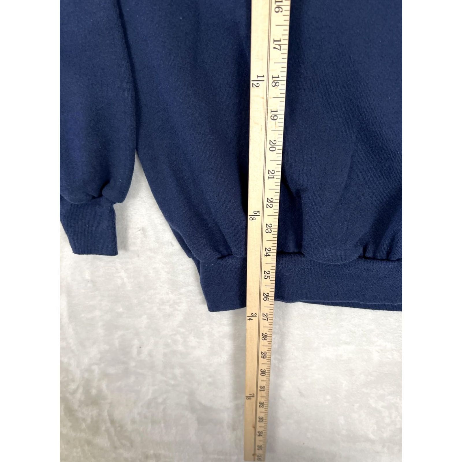 Vintage VINTAGE Locker Line Russell Blue Blank Sweatshirt Mens L Fleece Crewneck 90s Size US L / EU 52-54 / 3 - 5 Thumbnail