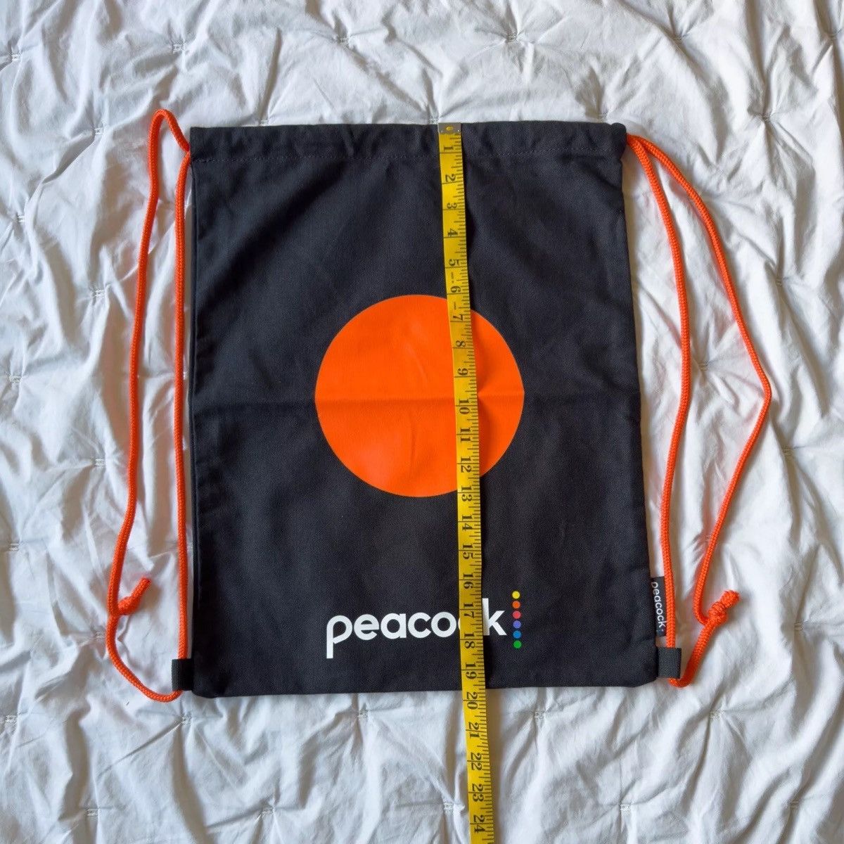 Other Peacock Network Promo Canvas Drawstring Bag Backpack Size ONE SIZE - 4 Thumbnail