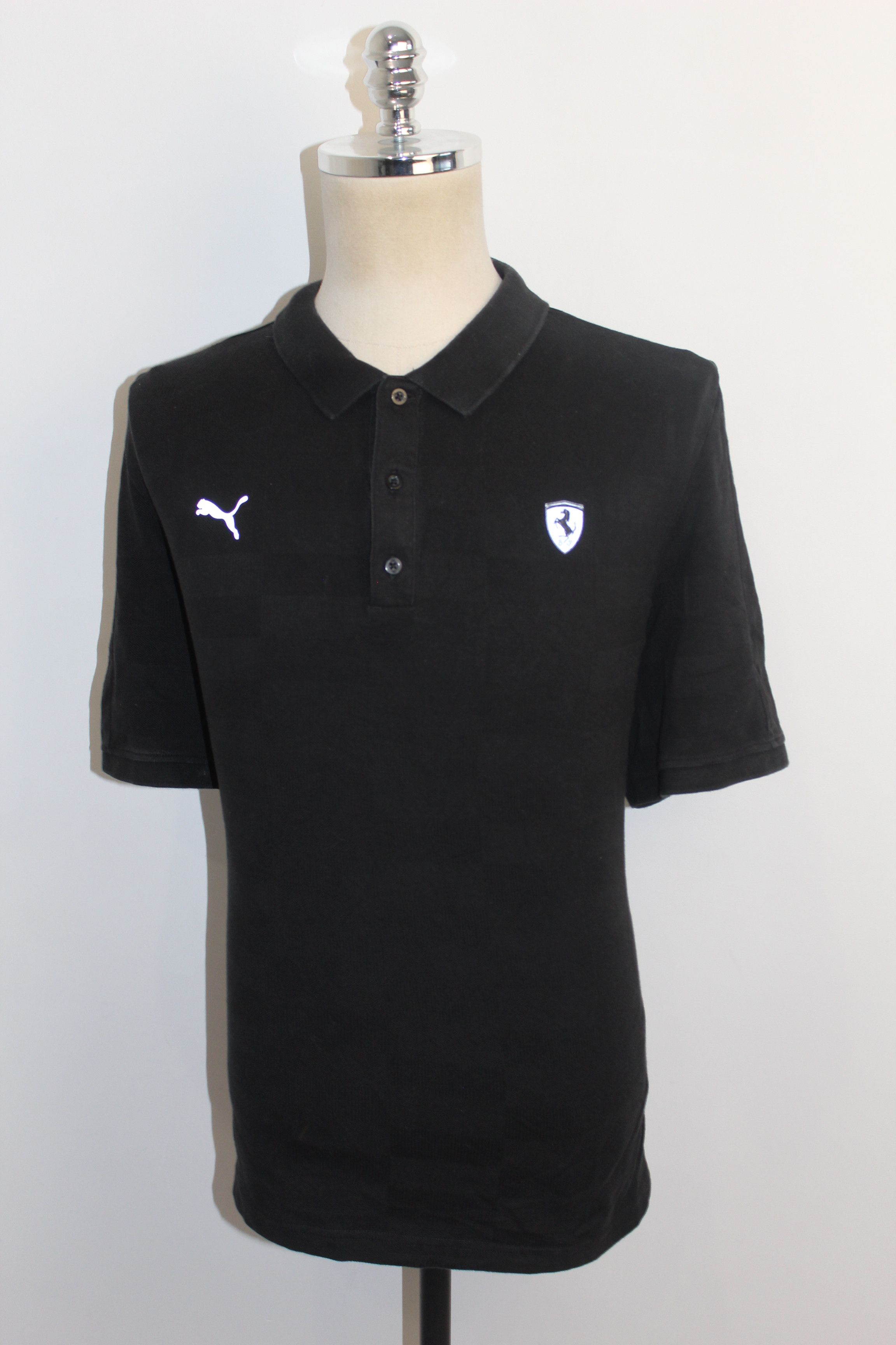 Ferrari × Puma Puma Ferrari Black Polo Shirt Size 2XL Size US XXL / EU 58 / 5 - 2 Thumbnail
