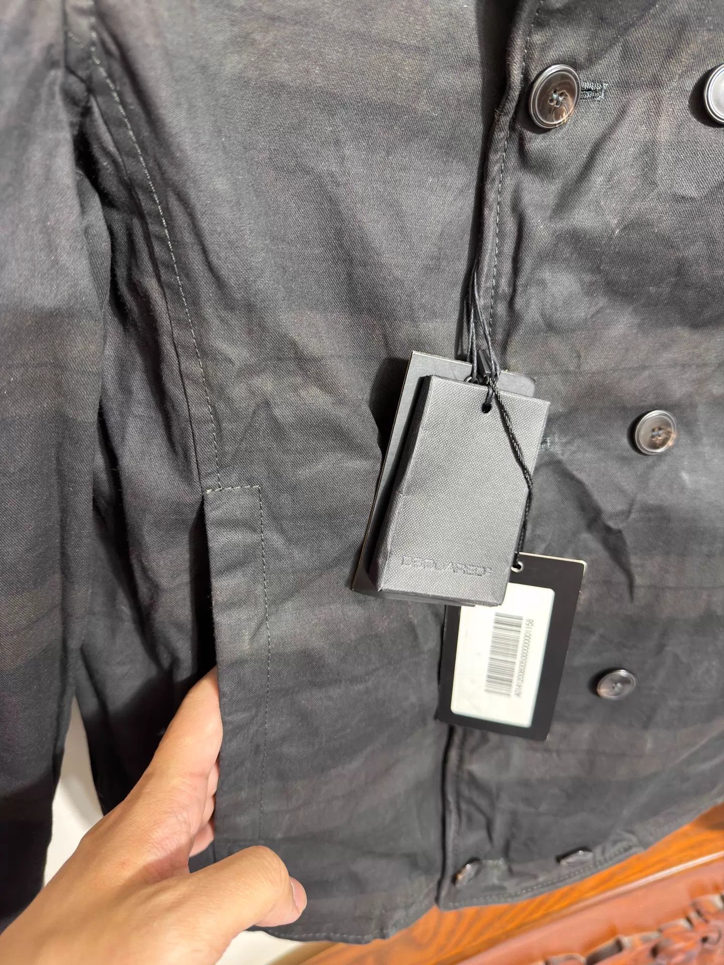 Dsquared2 D2 Coated Shaped Jacket 52 EU Size US L / EU 52-54 / 3 - 5 Thumbnail
