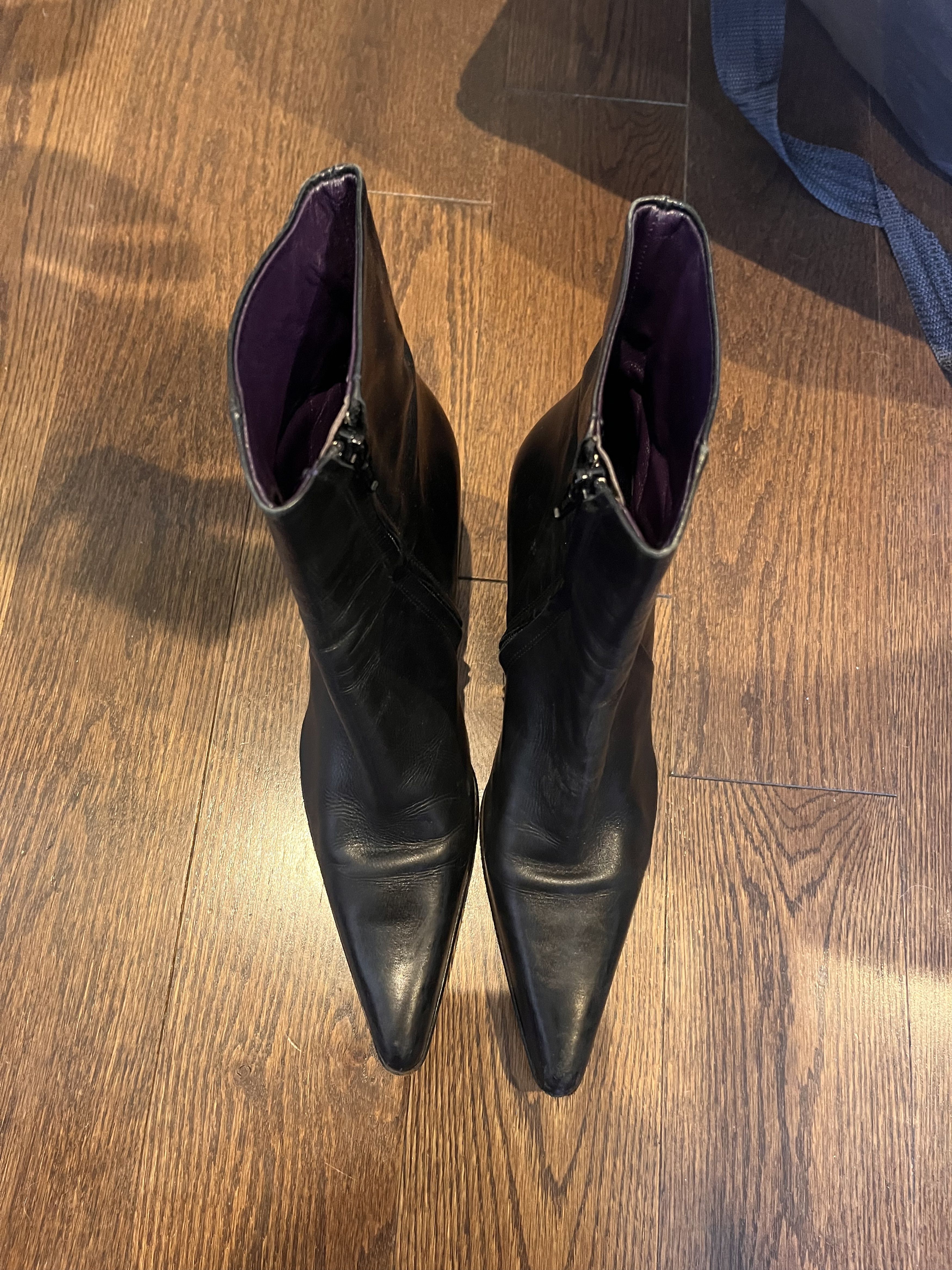 Saint Laurent Paris Freelance Paris Pointed Bootie Size US 8.5 / IT 38.5 - 2 Thumbnail