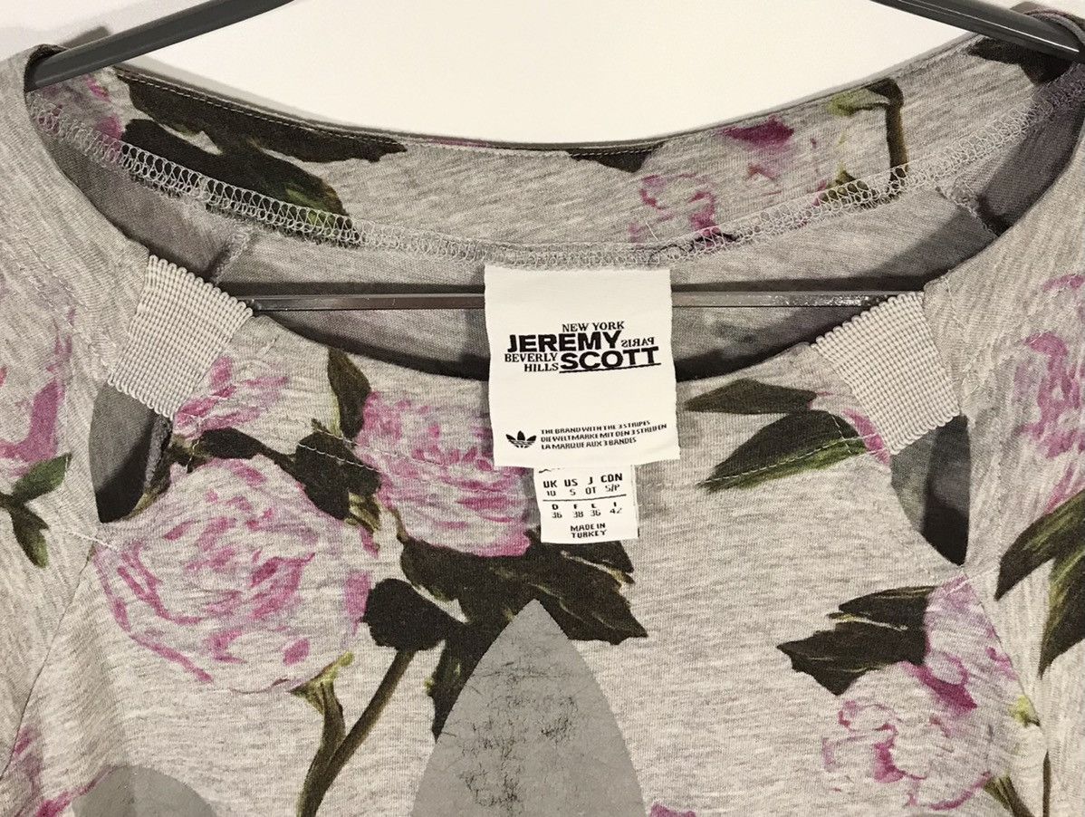 Adidas × Jeremy Scott Jeremy Scott Floral Crop Top Reflective Women's S Size S / US 4 / IT 40 - 5 Thumbnail