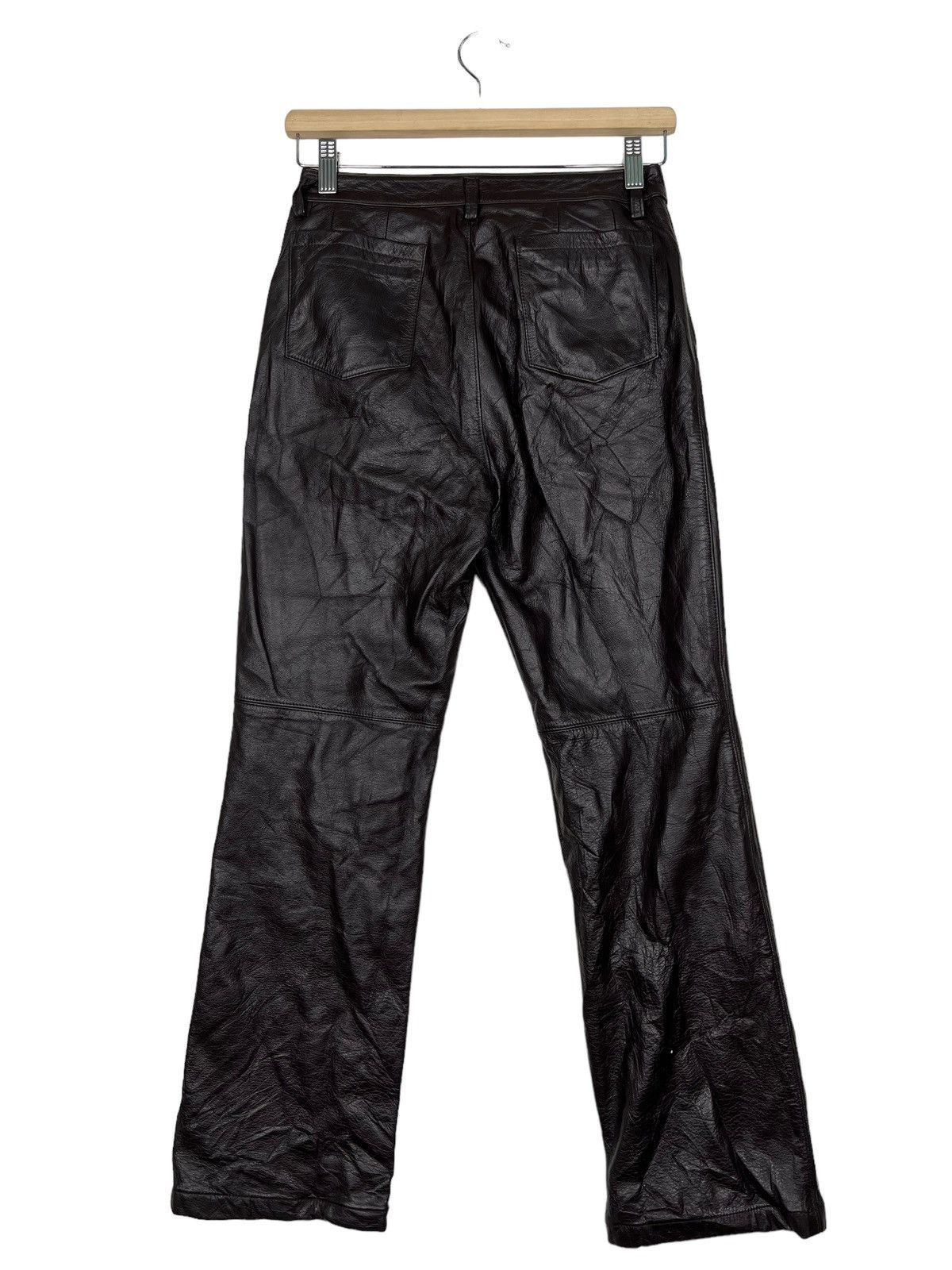 Japanese Brand 🔥 PERSONS LEATHER MOTO PANTS Size US 26 / EU 42 - 8 Thumbnail