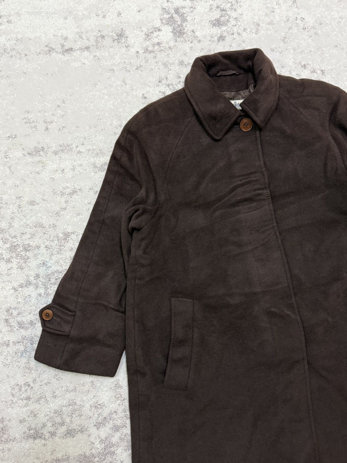Aquascutum Aquascutum Made In England Wool Long Coat Jacket Brown Size US M / EU 48-50 / 2 - 4 Thumbnail