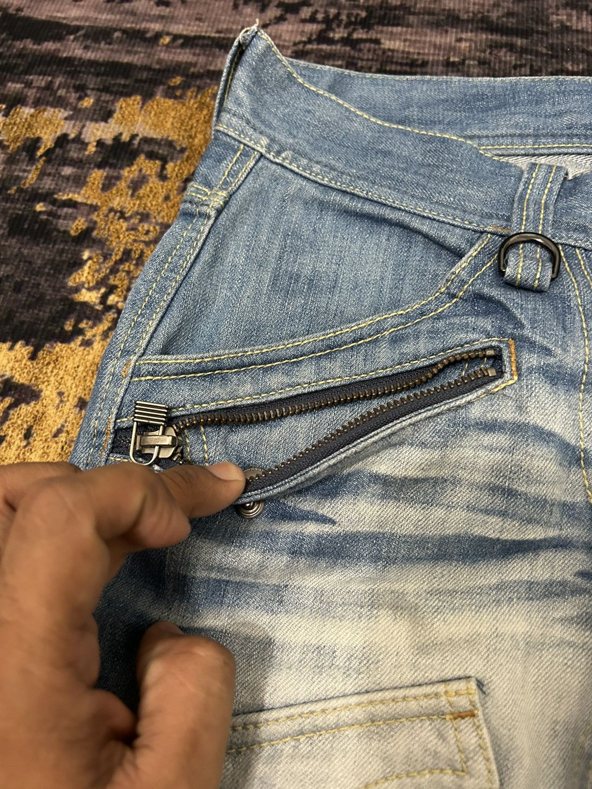 Japanese Brand Hideaways Nicole Multipocket Short Jeans Size US 31 - 7 Thumbnail