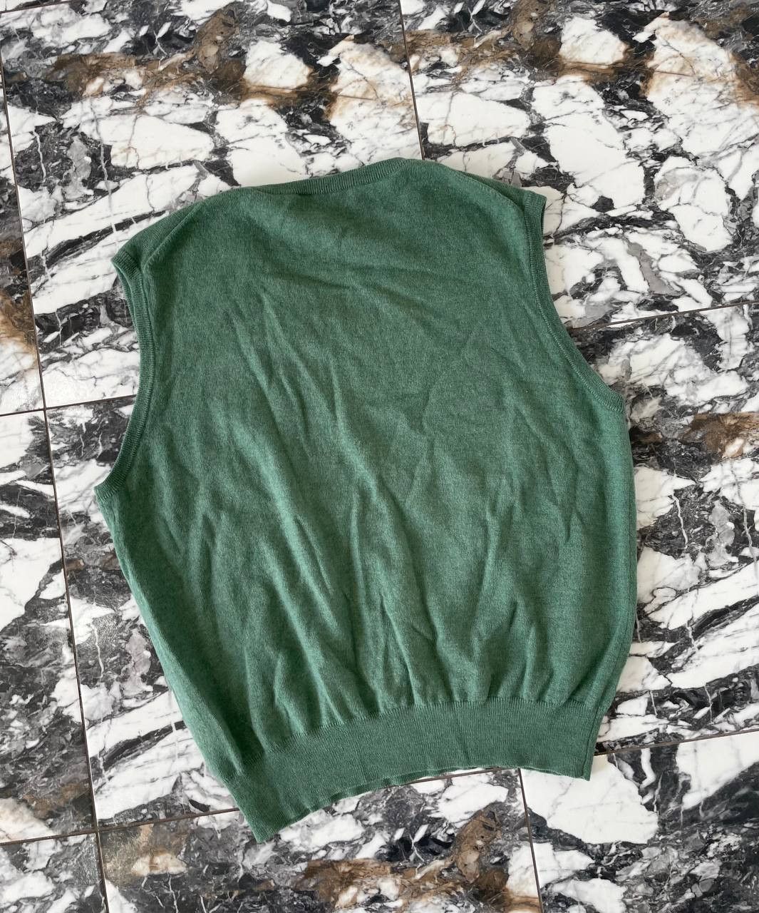 Polo Ralph Lauren Vintage Ralph Lauren Merino Wool Men's Green Sleeveless Size US L / EU 52-54 / 3 - 5 Thumbnail