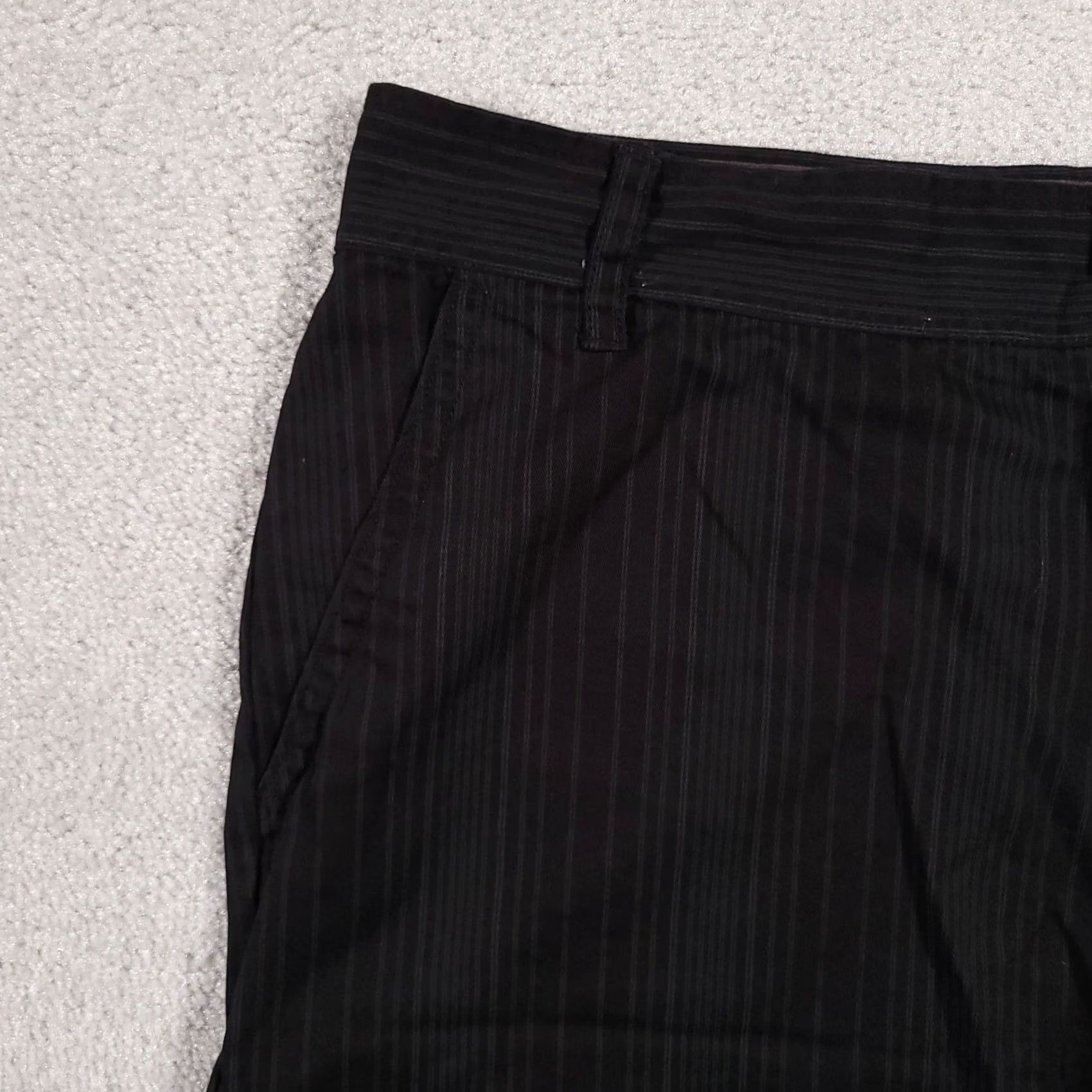 Ocean Pacific VINTAGE Ocean Pacific Shorts Mens 40 Black Striped Cotton Chino Surf Skater Y2K Mens Size US 40 / EU 56 - 4 Thumbnail