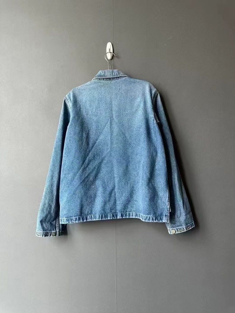 Loewe LOEWE Pocket leather jacket, denim coat Size 4XL / US 24-26 - 2 Thumbnail
