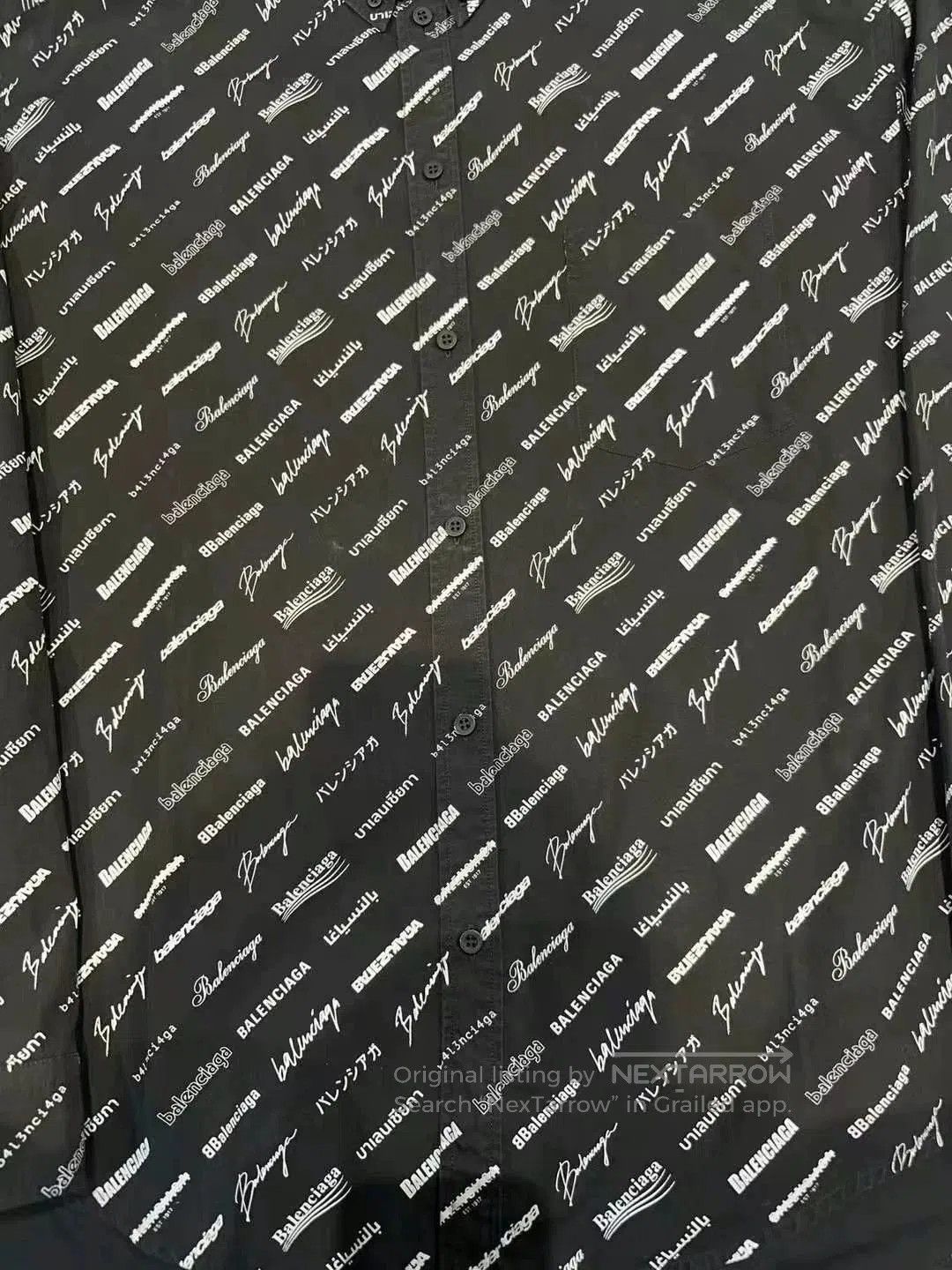 Balenciaga Balenciaga bullet comment letter logo long-sleeve shirt. Size US L / EU 52-54 / 3 - 3 Thumbnail