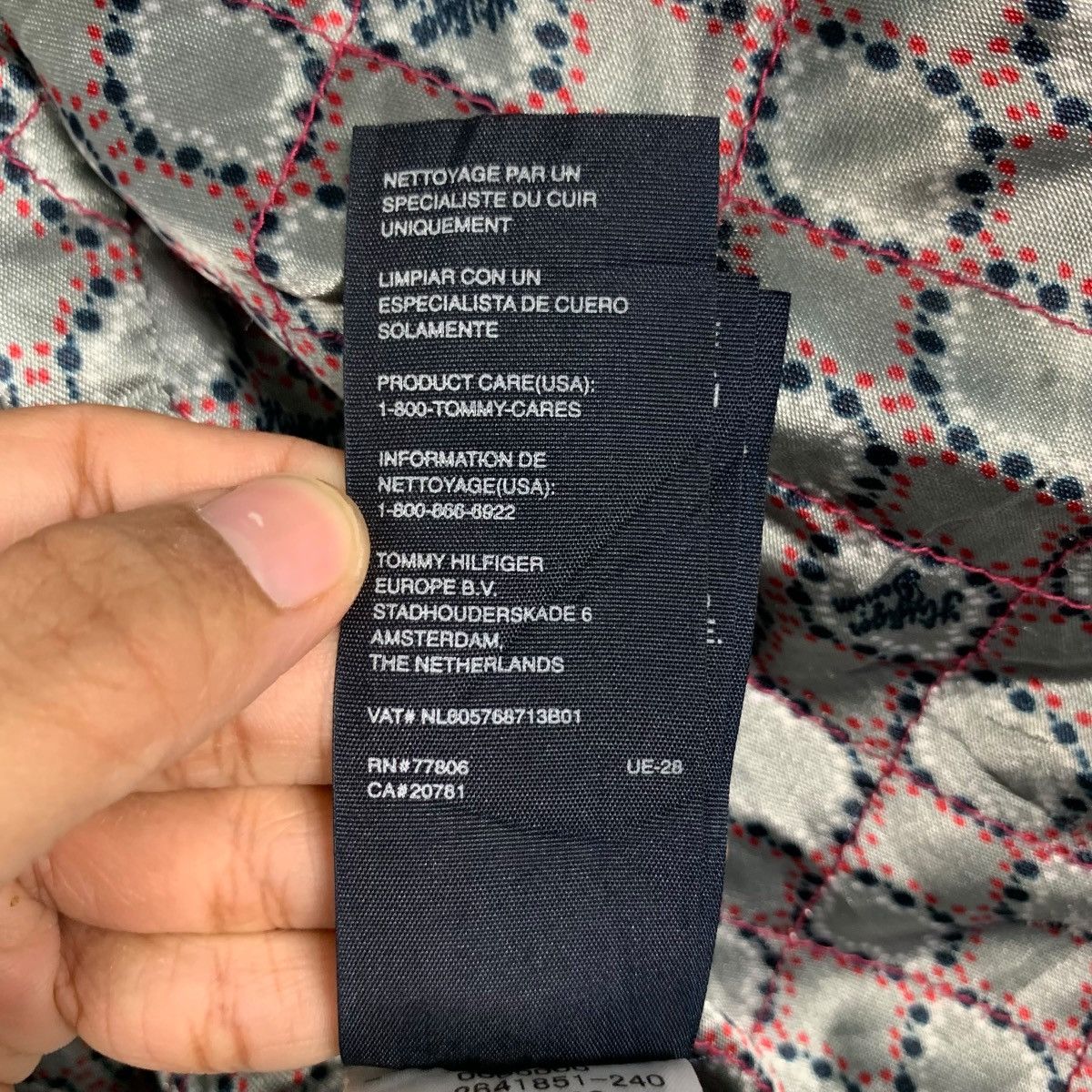 Tommy Hilfiger HILFIGER DENIM Sheepskin Leather Hooded Jacket #2561-C116 Size S / US 4 / IT 40 - 15 Thumbnail