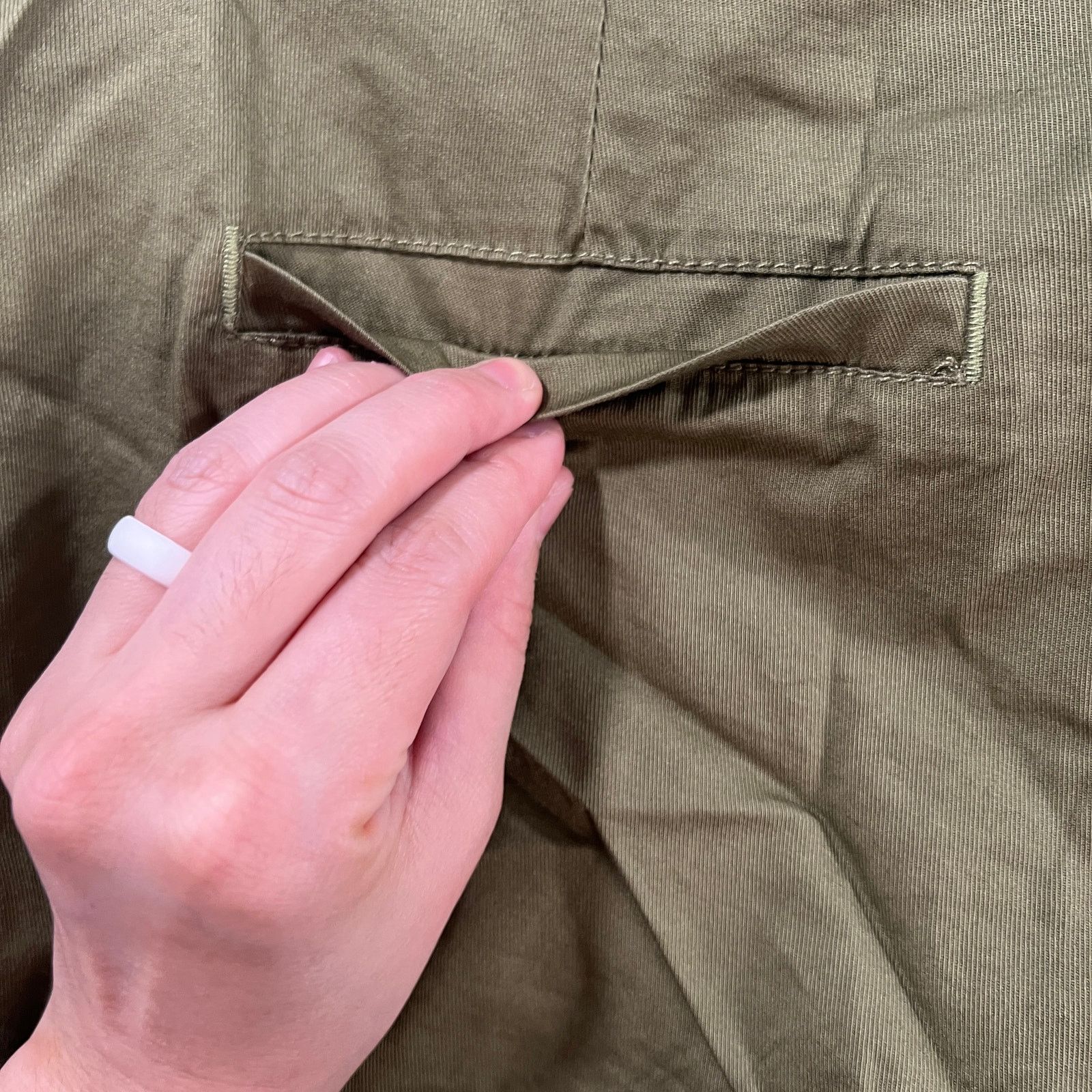 Other Laurie Felt Lightweight Chino Pants Martini Olive, Reg 2 Size 26" / US 2 / IT 38 - 7 Thumbnail