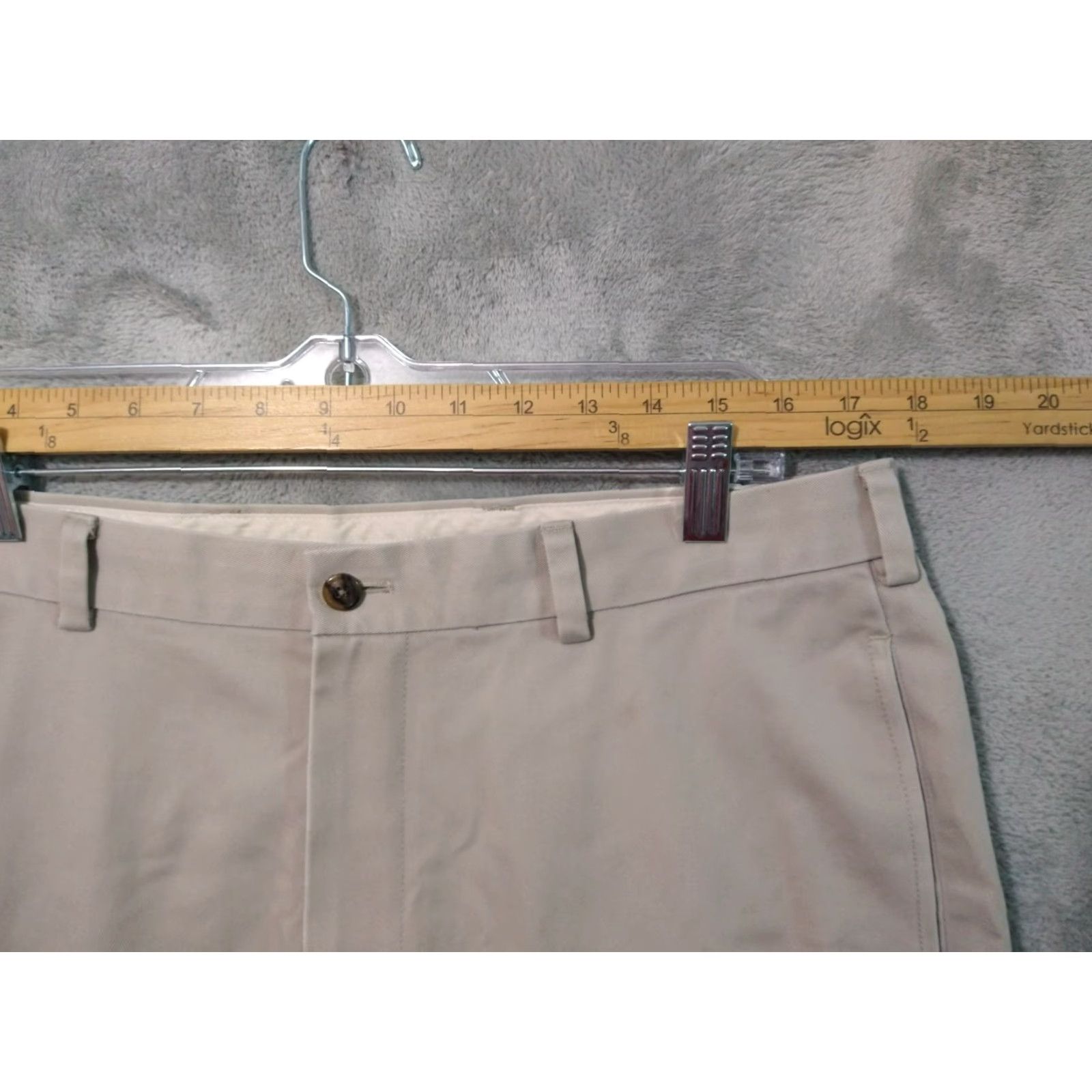 Brooks Brothers Brooks Brothers Pants Mens 36x32 Beige Chino Flat Front Cotton Size US 36 / EU 52 - 3 Thumbnail