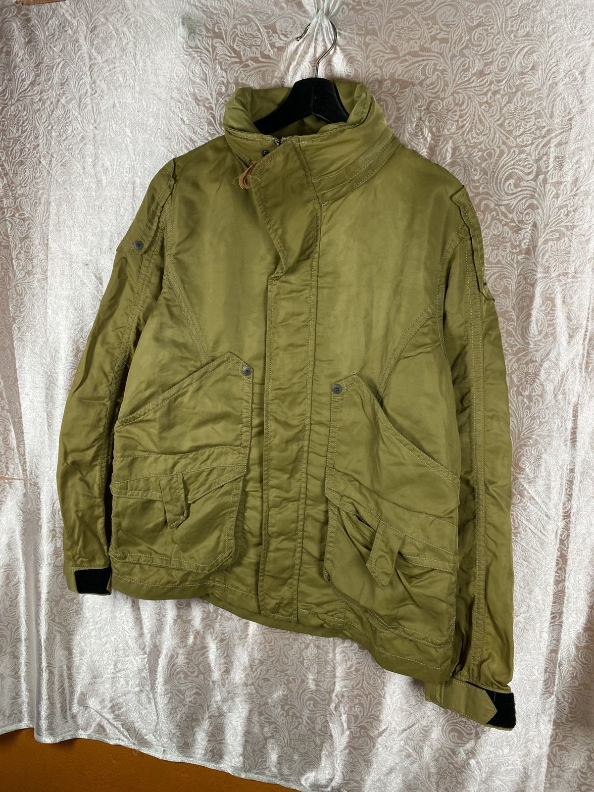 Vintage Vintage Ball Tactical Military Jacket Multi Pocket Coat Size US L / EU 52-54 / 3 - 4 Thumbnail
