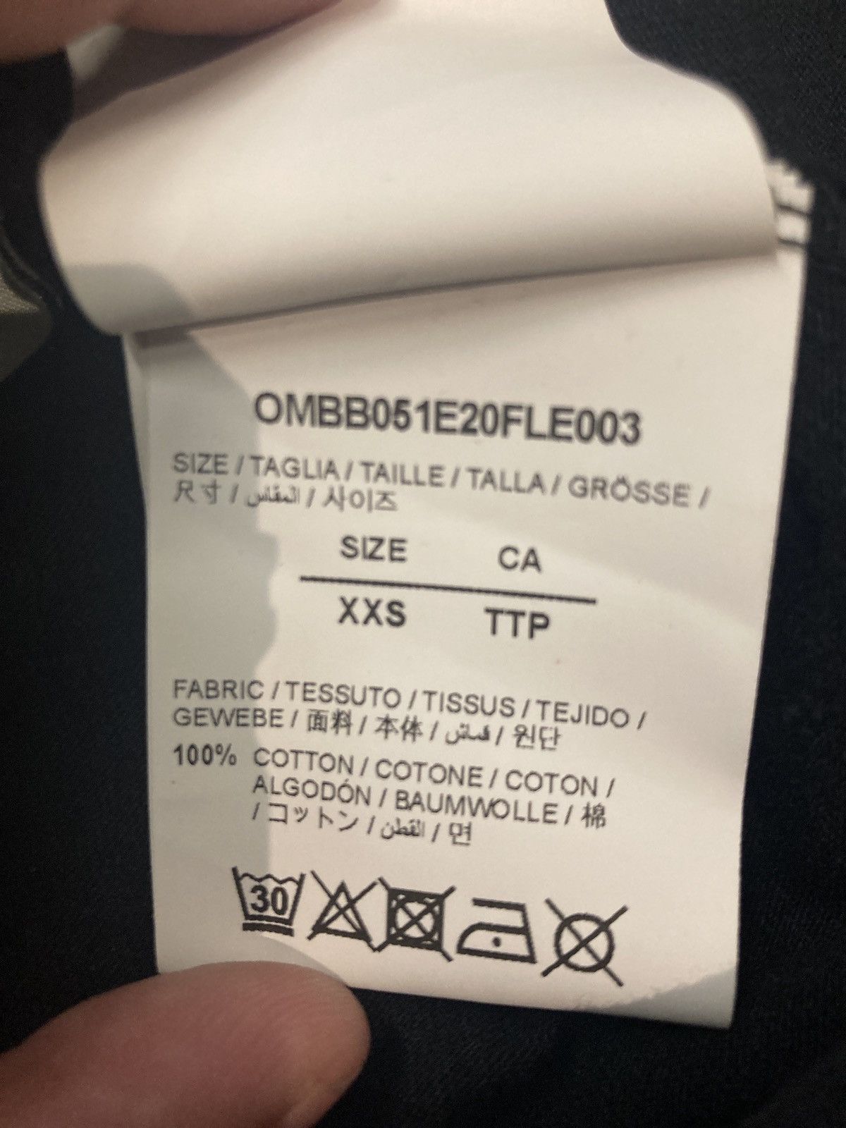 Off-White Off-White Thunder Hoodie/Shirt Size US XXS / EU 40 - 16 Thumbnail