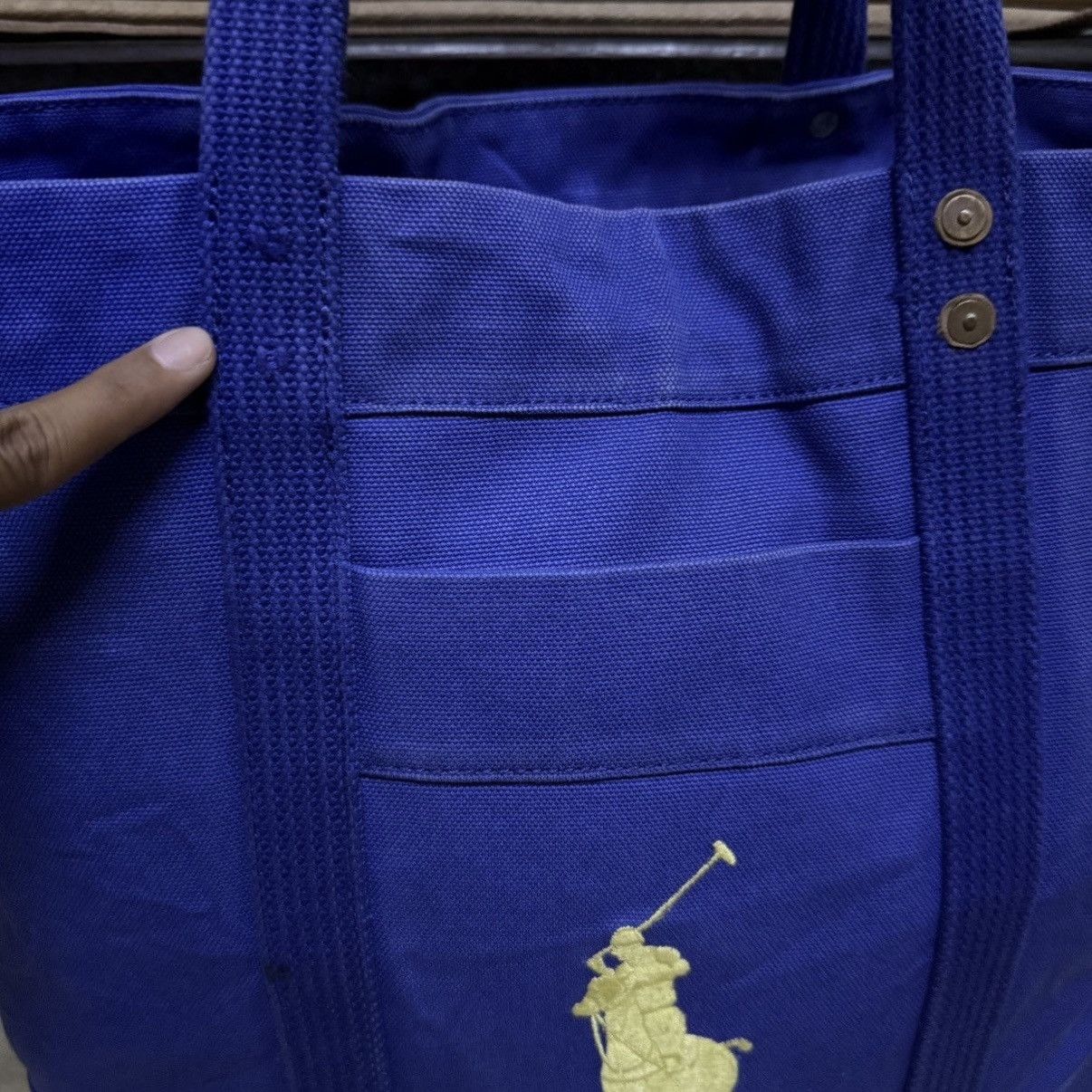 Polo Ralph Lauren Vintage Polo Ralph Lauren Hand Bag Big Logo Size ONE SIZE - 6 Thumbnail