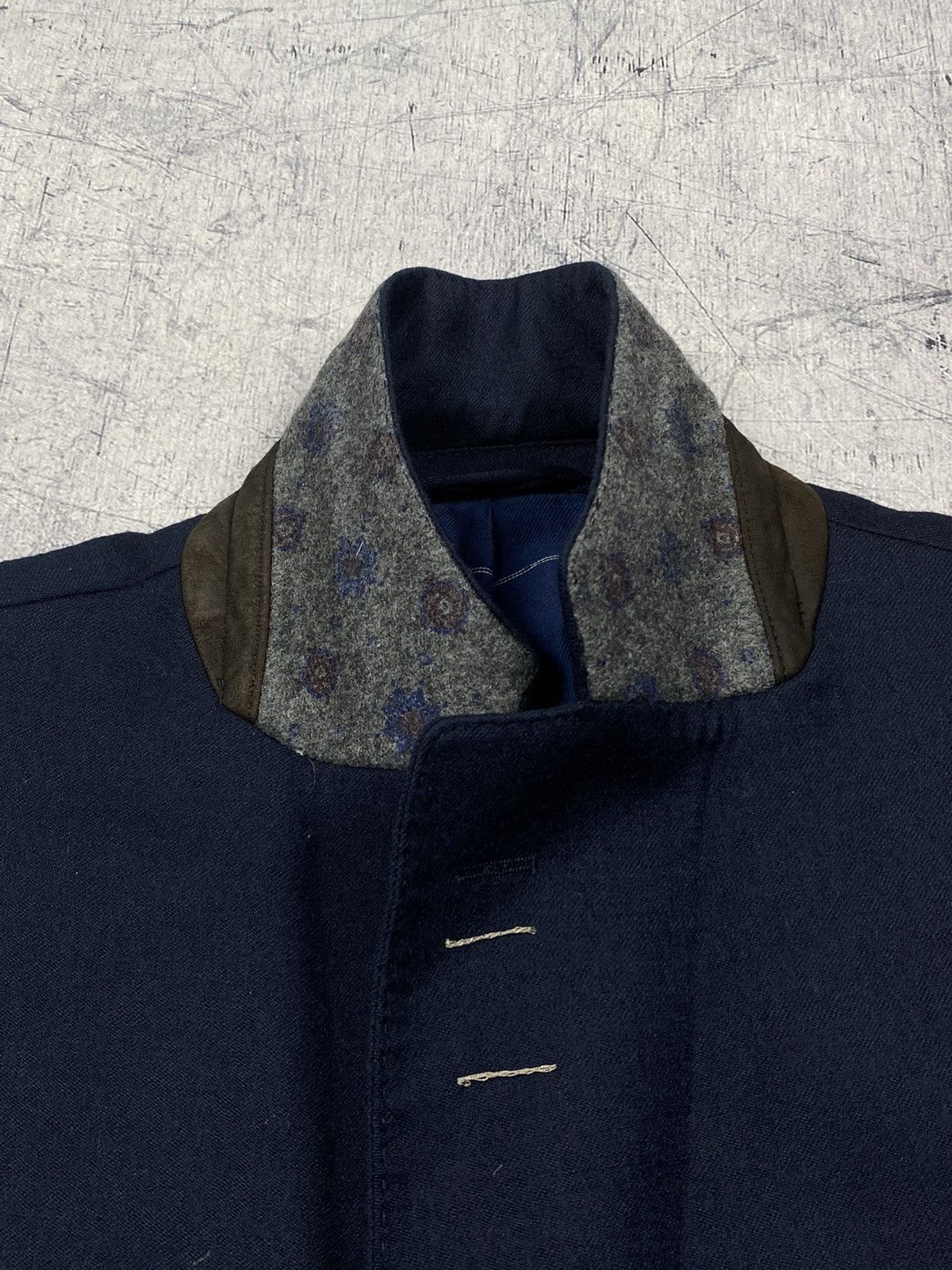 Hackett Vintage Hackett London Wool Plain Flannel Brazer jacket og Size 44R - 12 Thumbnail