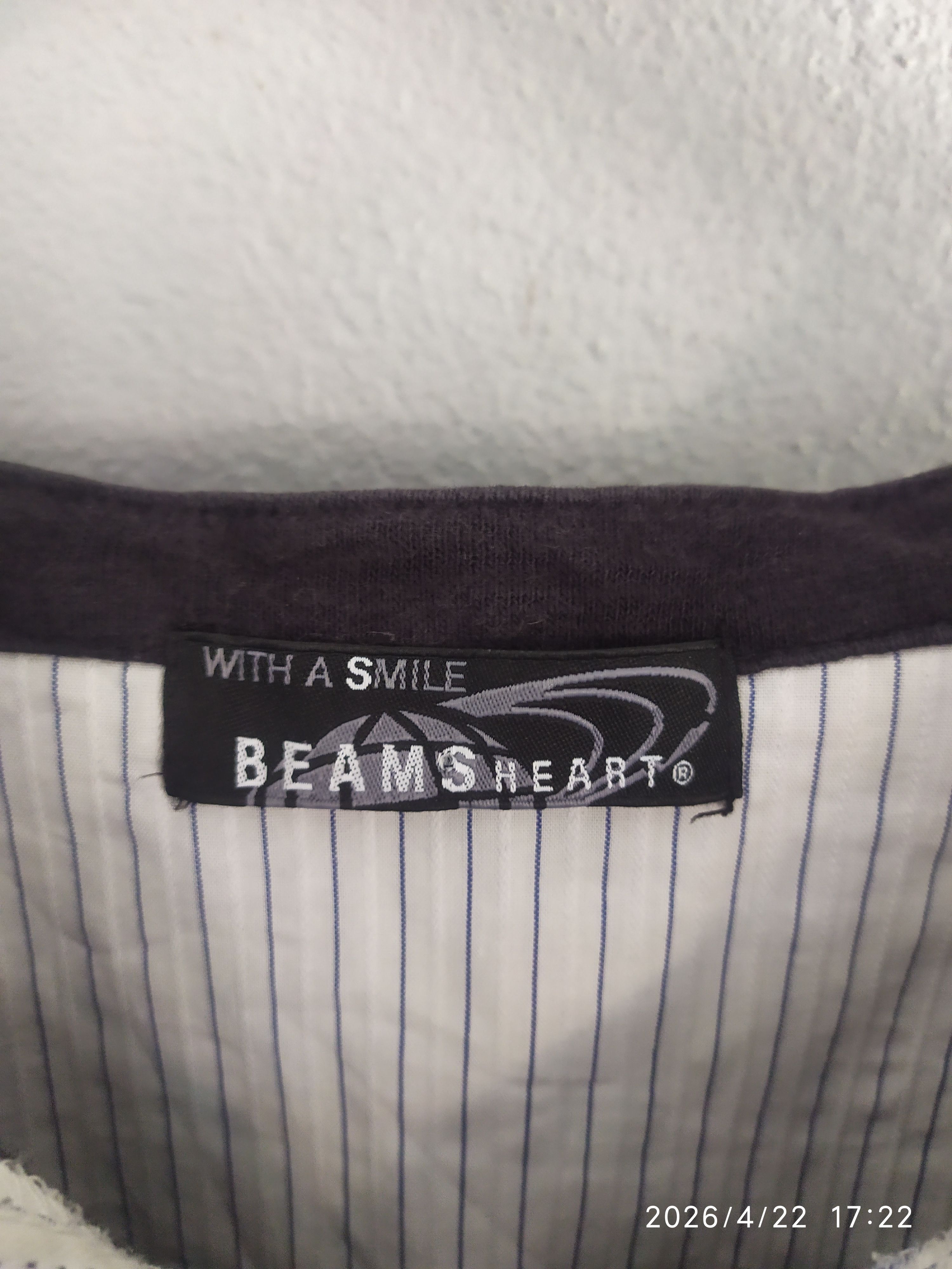 If Six Was Nine 2000s Japanese beams hearts double layer long slevee Size US S / EU 44-46 / 1 - 6 Thumbnail