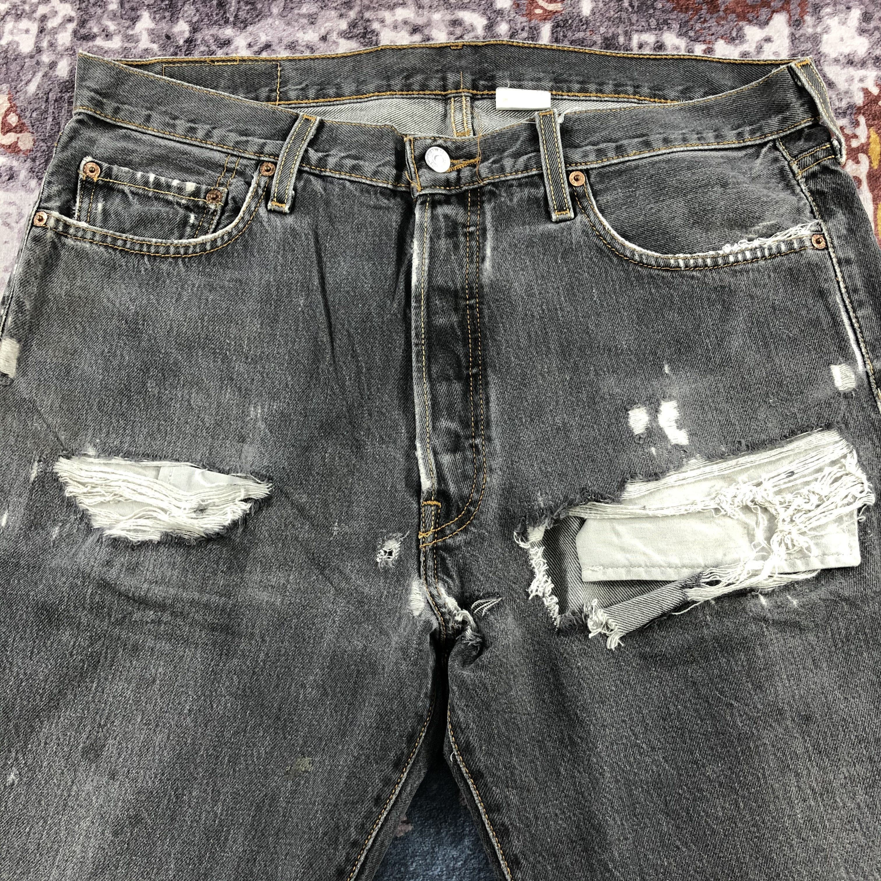 Levi's Vintage 90s Levis 501 Jeans-JM2667 Size US 37 - 3 Thumbnail