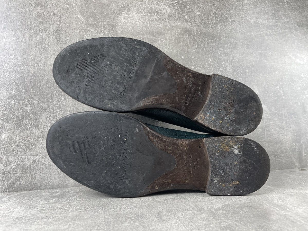 HENRY BEGUELIN Henry Beguelin Slip On Shoes Deep Forest Green Leather Size US 7.5 / IT 37.5 - 9 Thumbnail