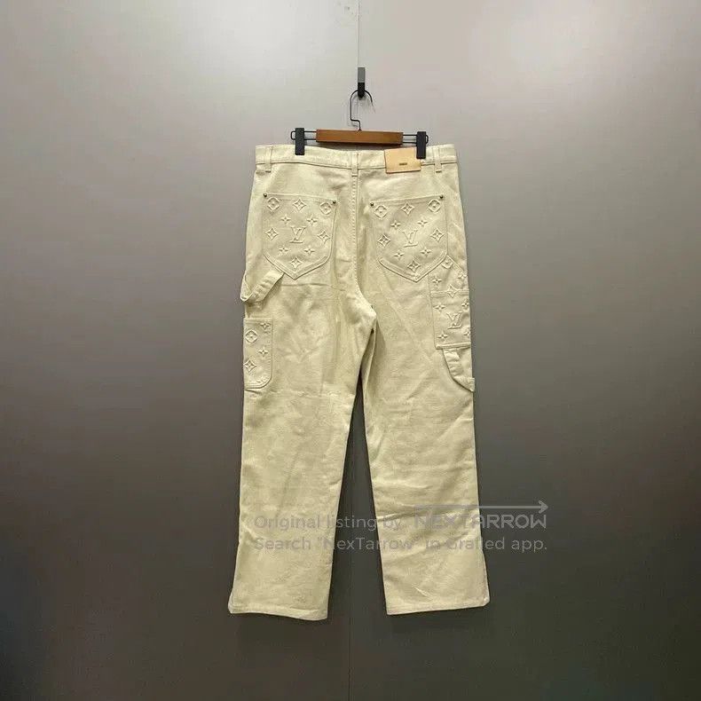 Louis Vuitton Louis Vuitton Embossed Patchwork Lumber Pants. Size US 34 / EU 50 - 4 Thumbnail