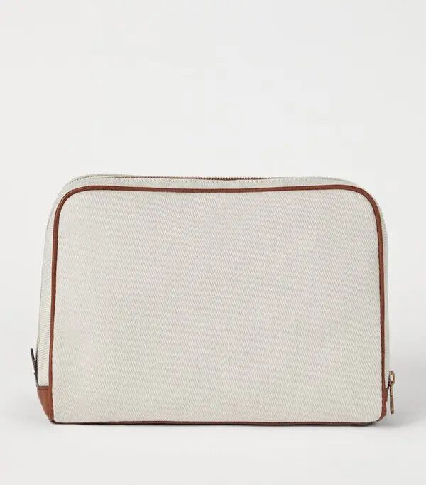 Brunello Cucinelli o1w1db10725 Size:OS/Cotton Linen Bag in Natural/Beige Size ONE SIZE - 5 Thumbnail