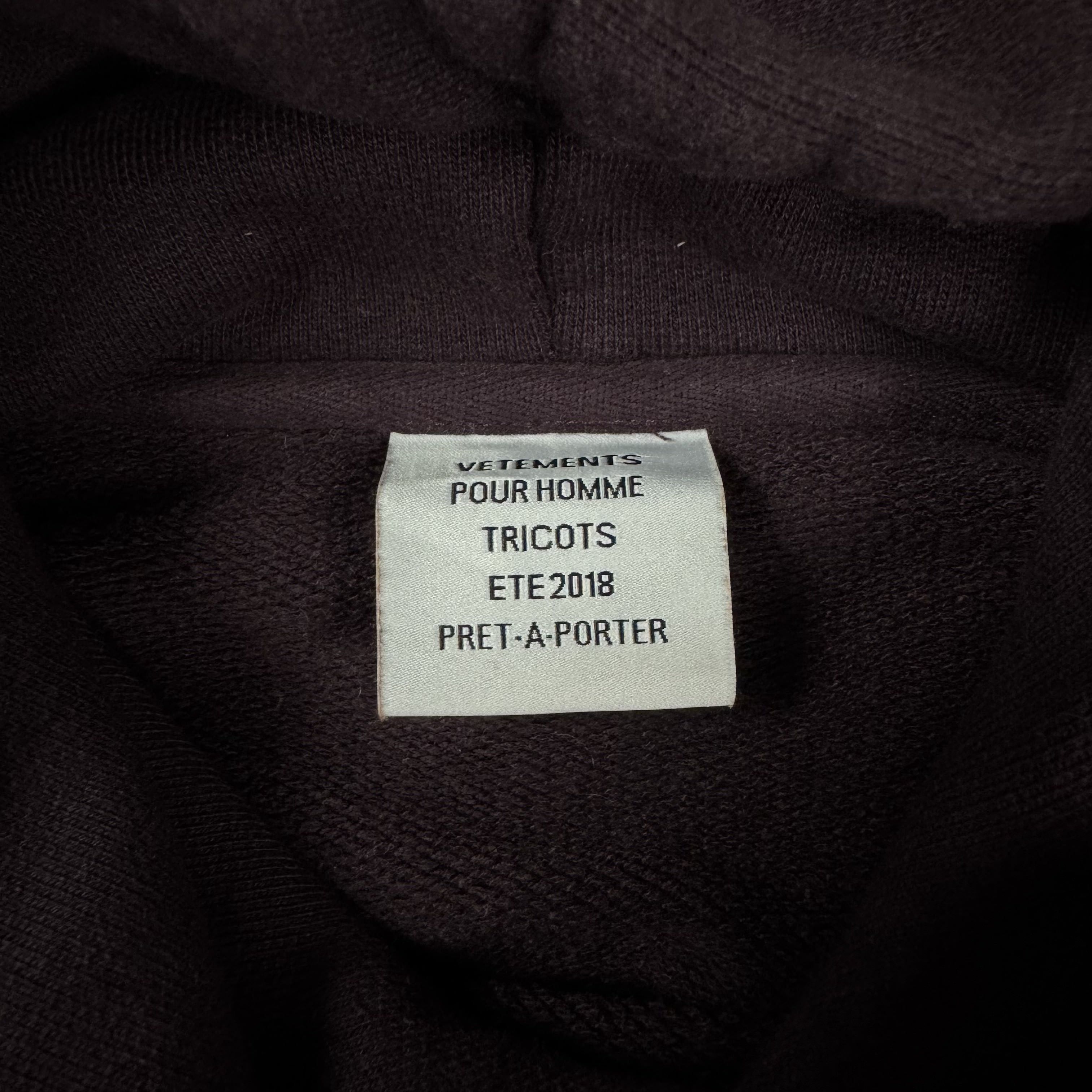 Vetements VETEMENTS SS18 CUT UP SPLIT ZURICH HOODIE Size US XS / EU 42 / 0 - 6 Thumbnail