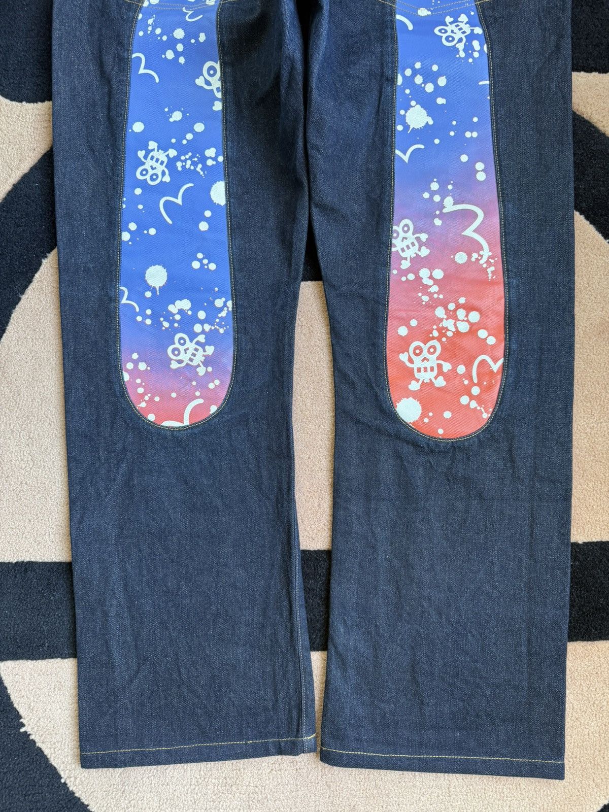 Evisu EVISU blue robot daicock style denim jeans！size：38 Size US 38 / EU 54 - 6 Thumbnail