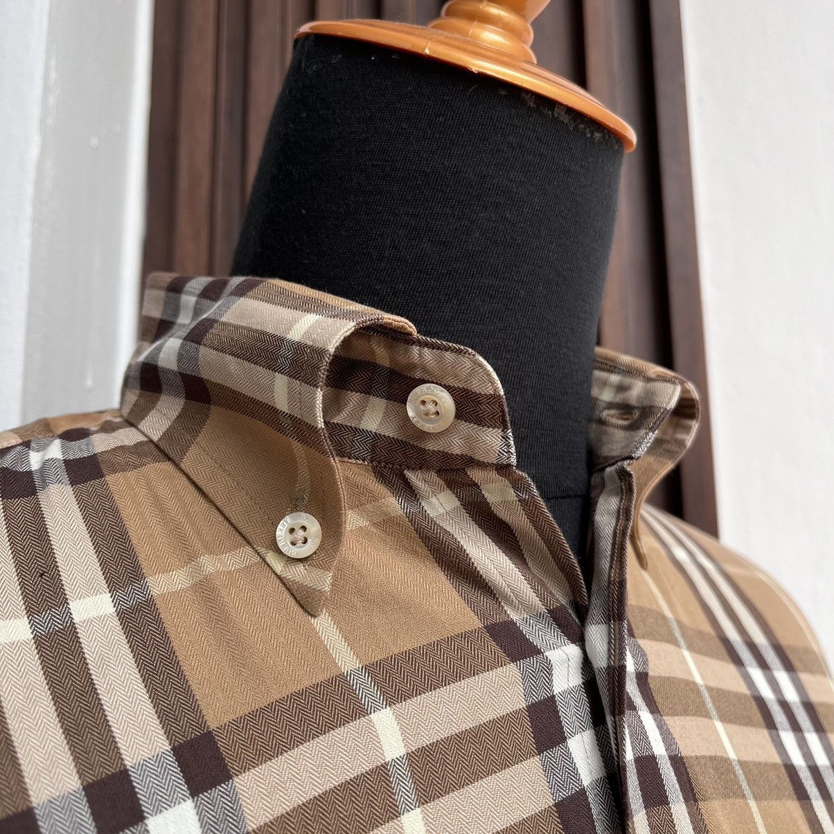 Burberry 2000s BURBERRY OF LONDON Nova Check Button Down Shirt Size US M / EU 48-50 / 2 - 4 Thumbnail