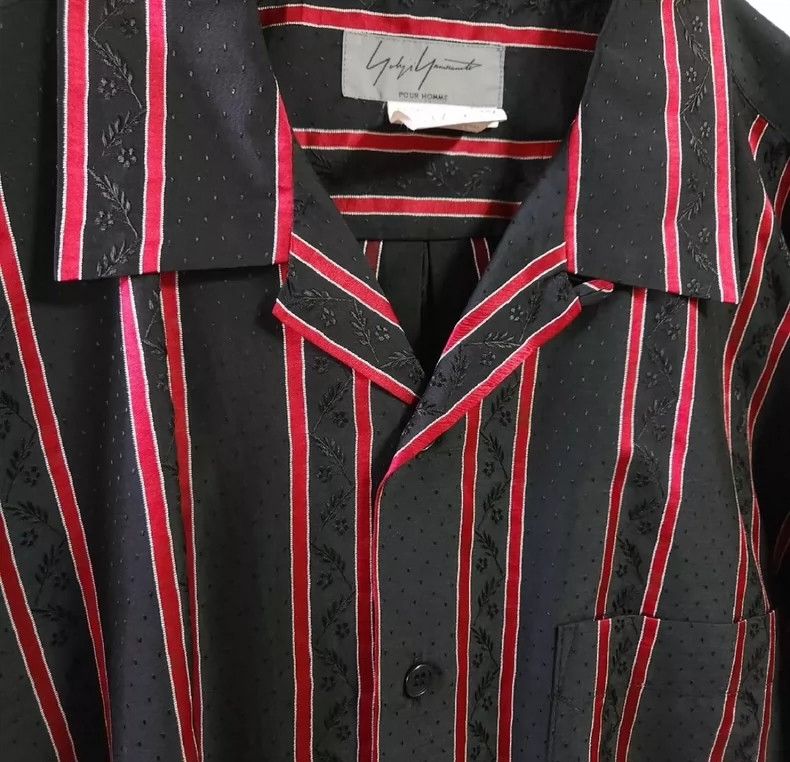 Yohji Yamamoto Yohji Yamamoto 1997 SS embroidered silk-blend shirt Size US M / EU 48-50 / 2 - 3 Thumbnail