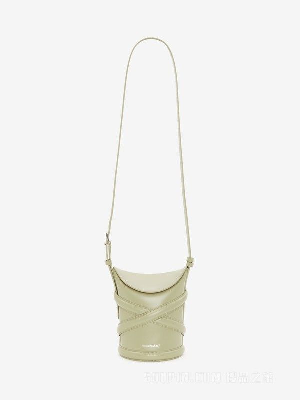 Alexander McQueen o1w1db10925 Size: OS/The Curve in Sage Green Size ONE SIZE - 4 Thumbnail