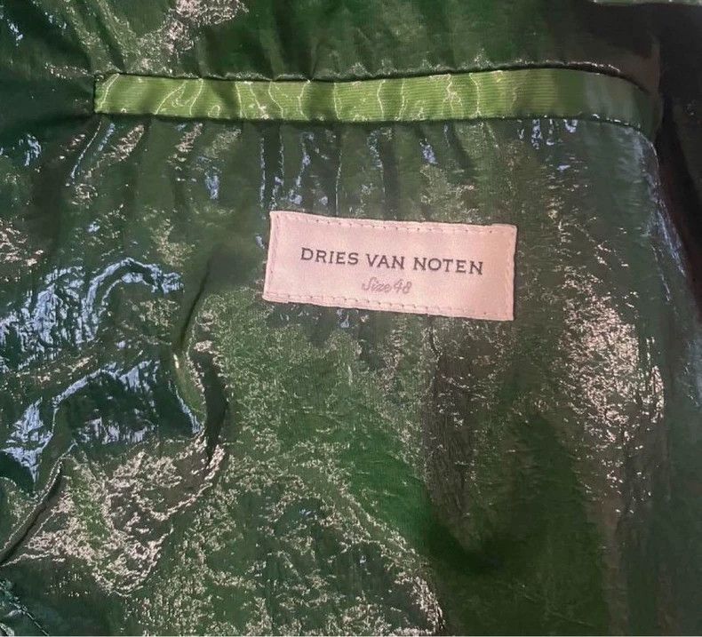 Dries Van Noten dries van noten Green raincoat 2504-Nextarrow Size US M / EU 48-50 / 2 - 5 Thumbnail