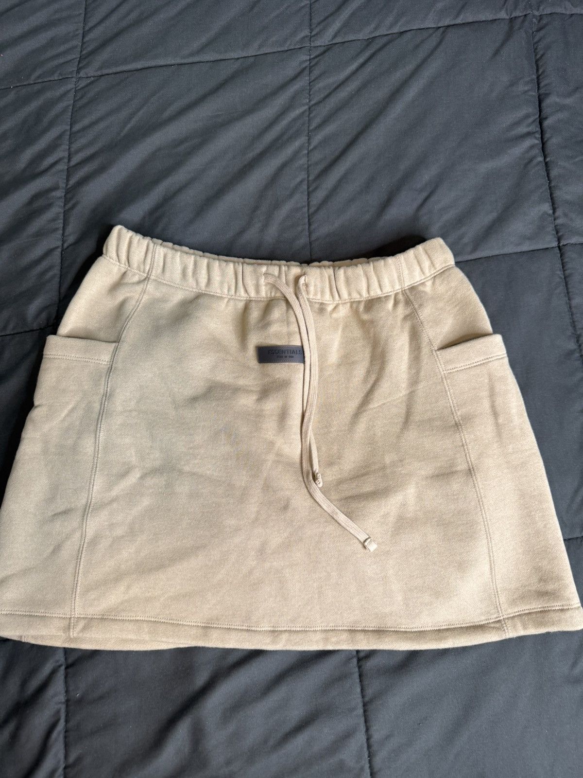 Fear of God Fear Of God Essentials Fleece Skirt “Oak” Size 32" / US 10 / IT 46 - 1 Thumbnail