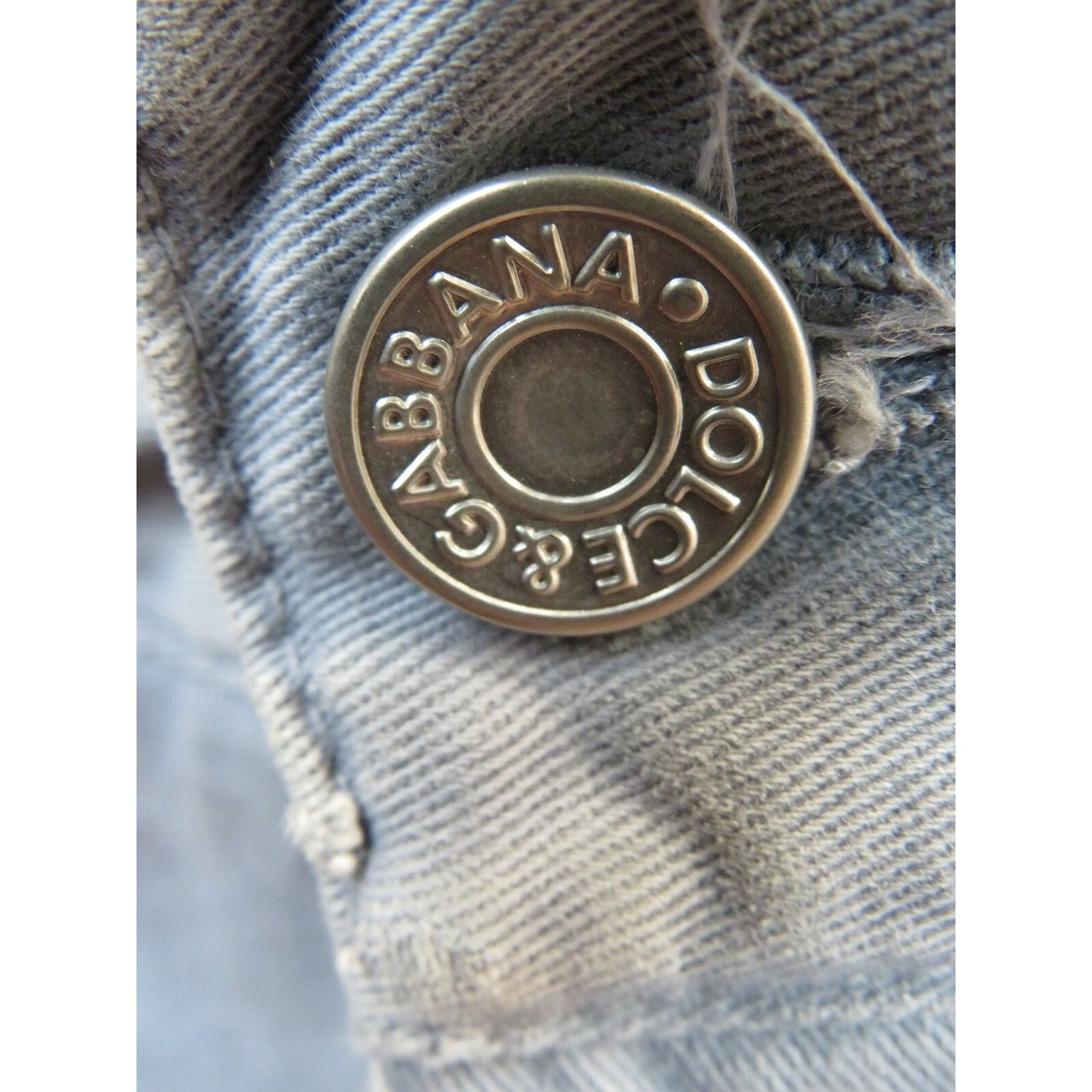Dolce & Gabbana DOLCE GABBANA STRAIGHT LEG GRAY COTTON PANTS JEANS S ITALY Size 30" / US 8 / IT 44 - 4 Thumbnail