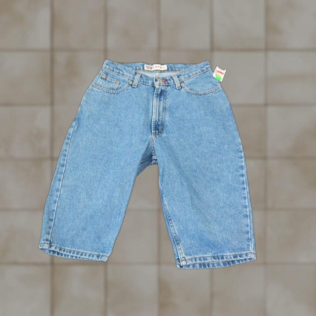 Faded Glory VINTAGE Faded Glory Shorts Bermuda Denim Women's 6 Blue 90s City Classic Bermuda Shorts Women Size 28" / US 6 / IT 42 - 1 Thumbnail