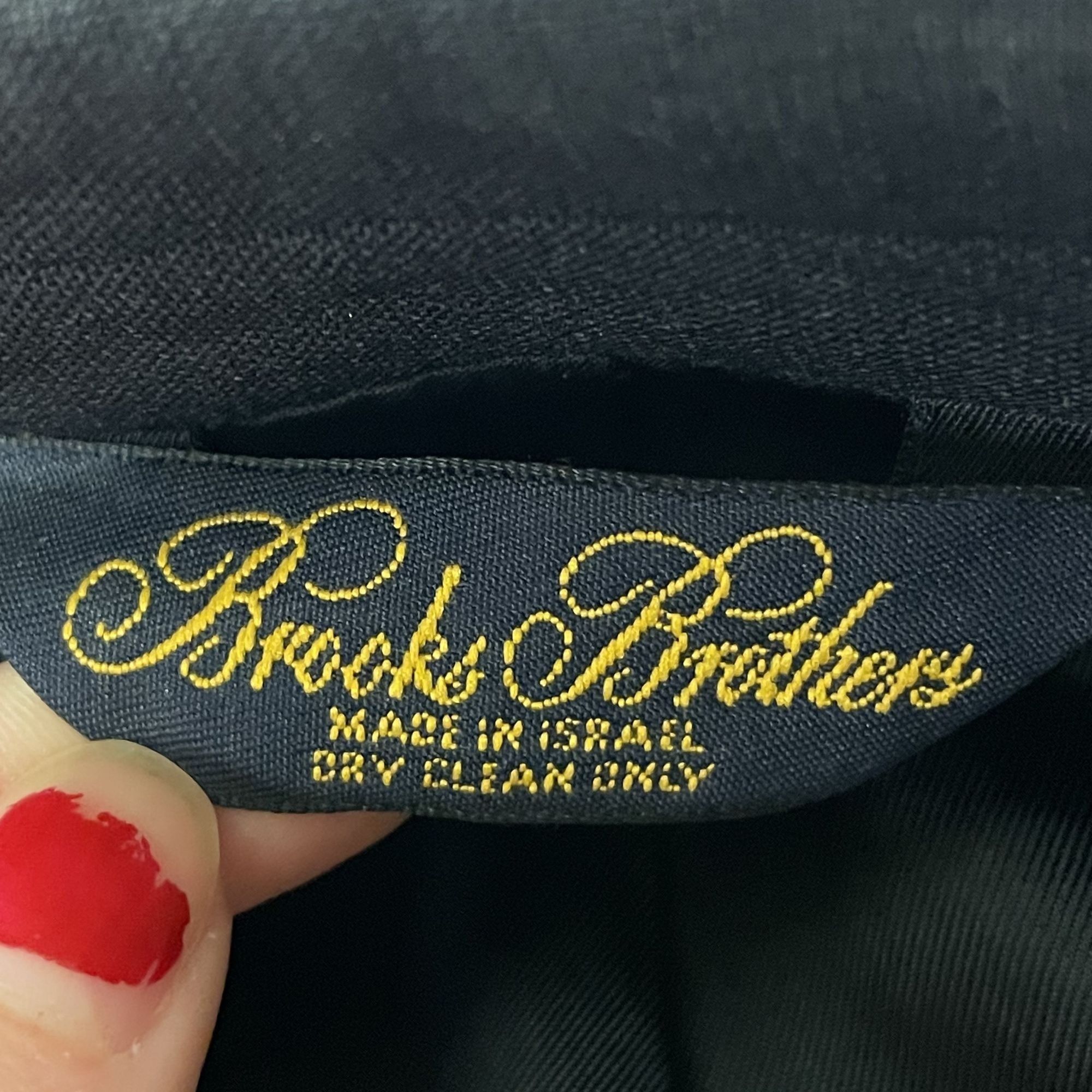 Brooks Brothers Vtg Brooks Brothers BROOKSEASE NAVY Blue Sport Coat Size 44L - 7 Thumbnail