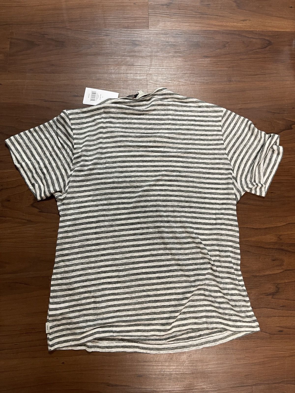 Onia NWT Onia Chad Striped Linen Shirt size Large Size US L / EU 52-54 / 3 - 9 Thumbnail