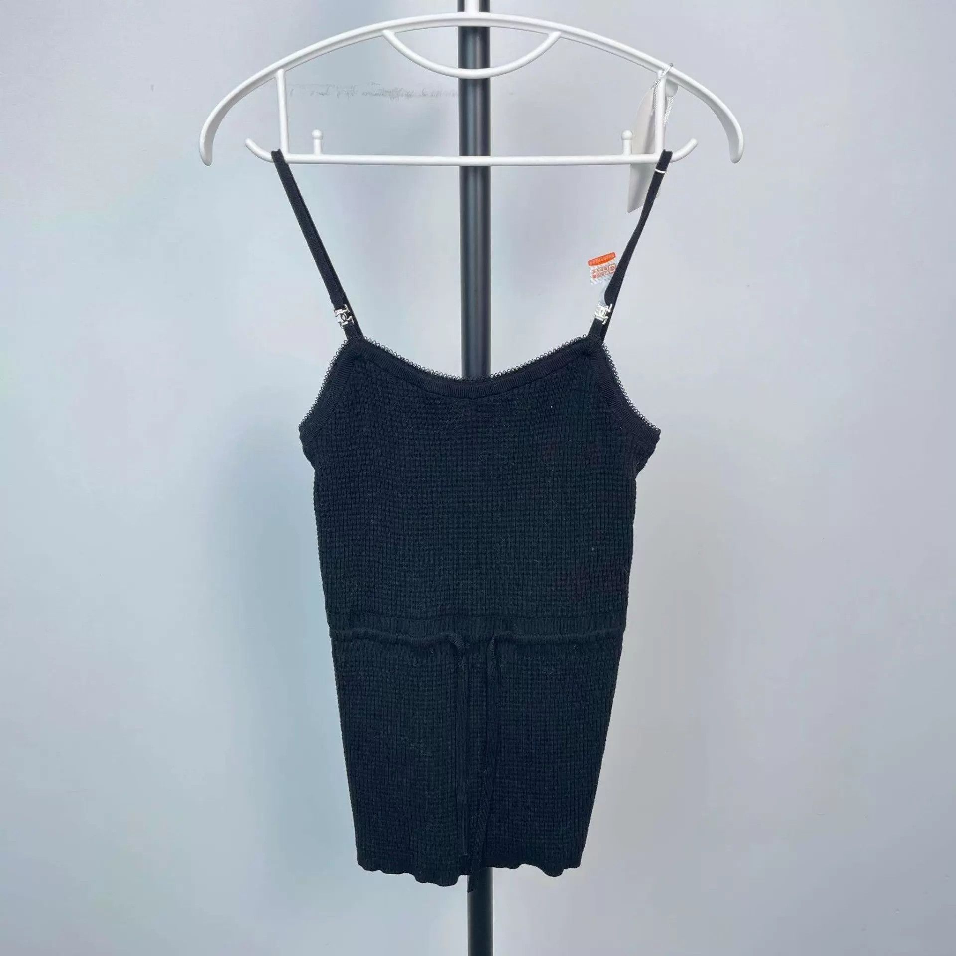 Chanel Chanel 24A Black cinched cami 38 95 New Size S / US 4 / IT 40 - 1 Thumbnail