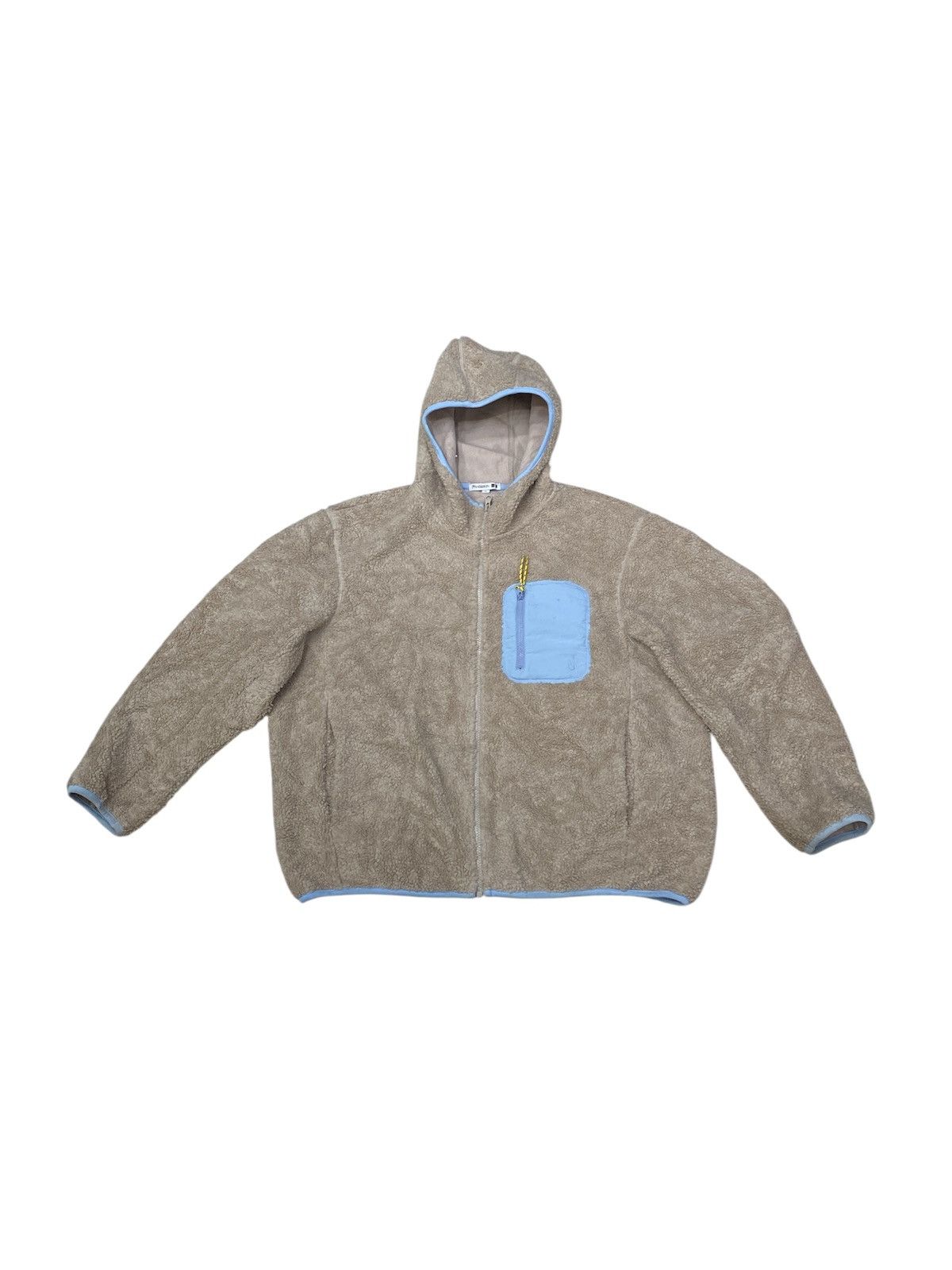 JW Anderson × Uniqlo JW Anderson X Uniqlo Fleece XL Beige Jacket Size US XL / EU 56 / 4 - 1 Thumbnail
