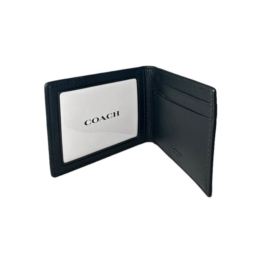 Coach Coach Compact Small Billfold Wallet In Signature Canvas Size ONE SIZE - 6 Thumbnail