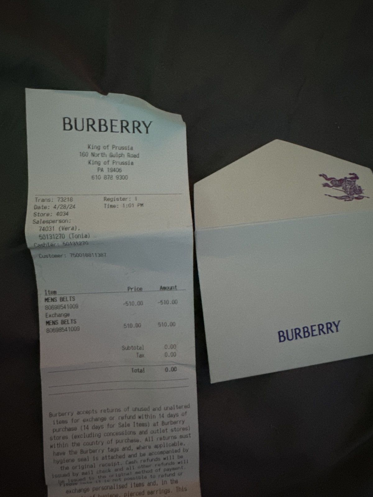Burberry Burberry Reversible Belt Size 32 - 9 Thumbnail