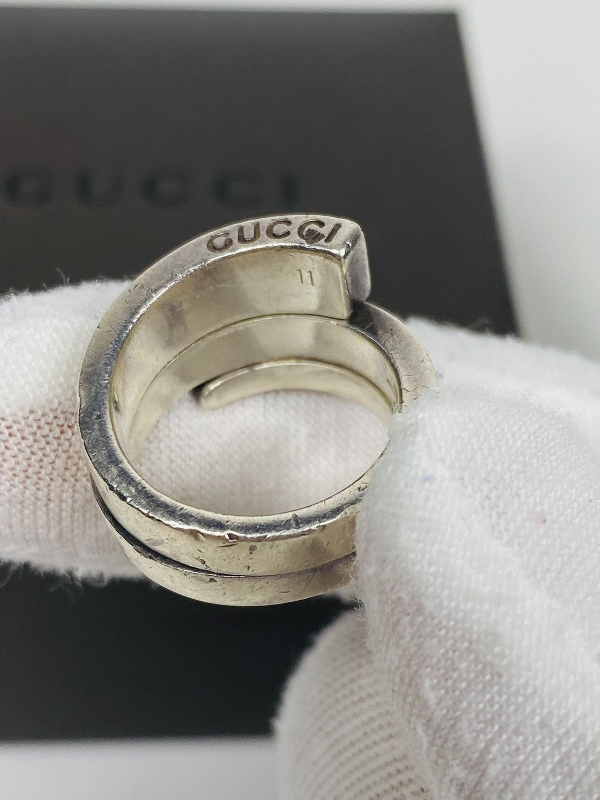 Gucci Gucci .925 Silver G Ring Size IT 11 Size ONE SIZE - 3 Thumbnail