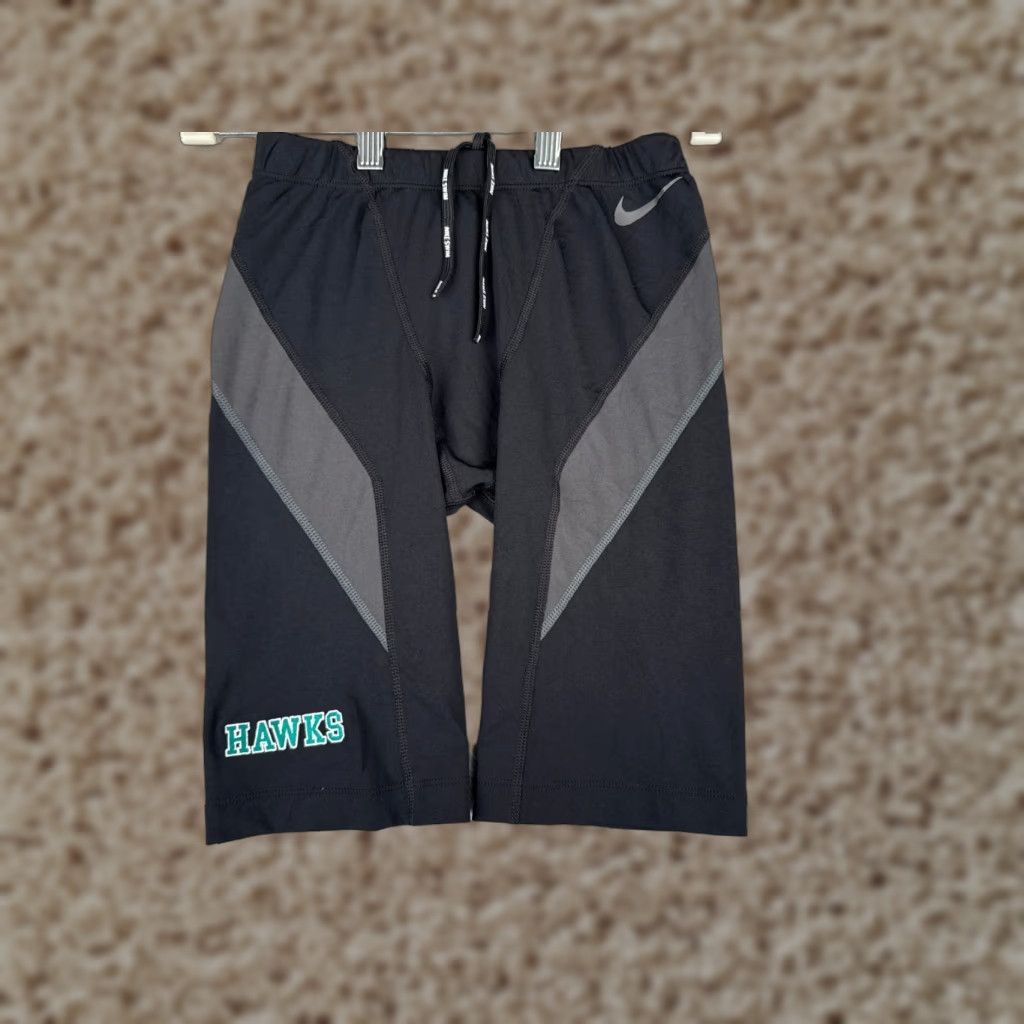 Nike Nike ShortsBottom Adult 30 Black Gray Jammer Polyester Spandex Compression Size US 30 / EU 46 - 1 Thumbnail