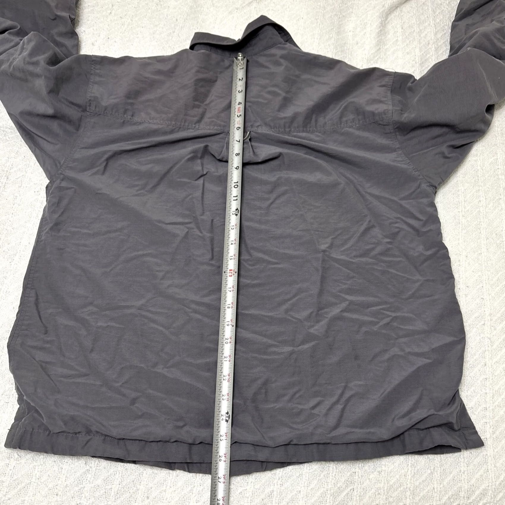 Vans VANS Jacket Windbreaker L Large Gray Button Up Lined Lightweight Men Size US L / EU 52-54 / 3 - 7 Thumbnail