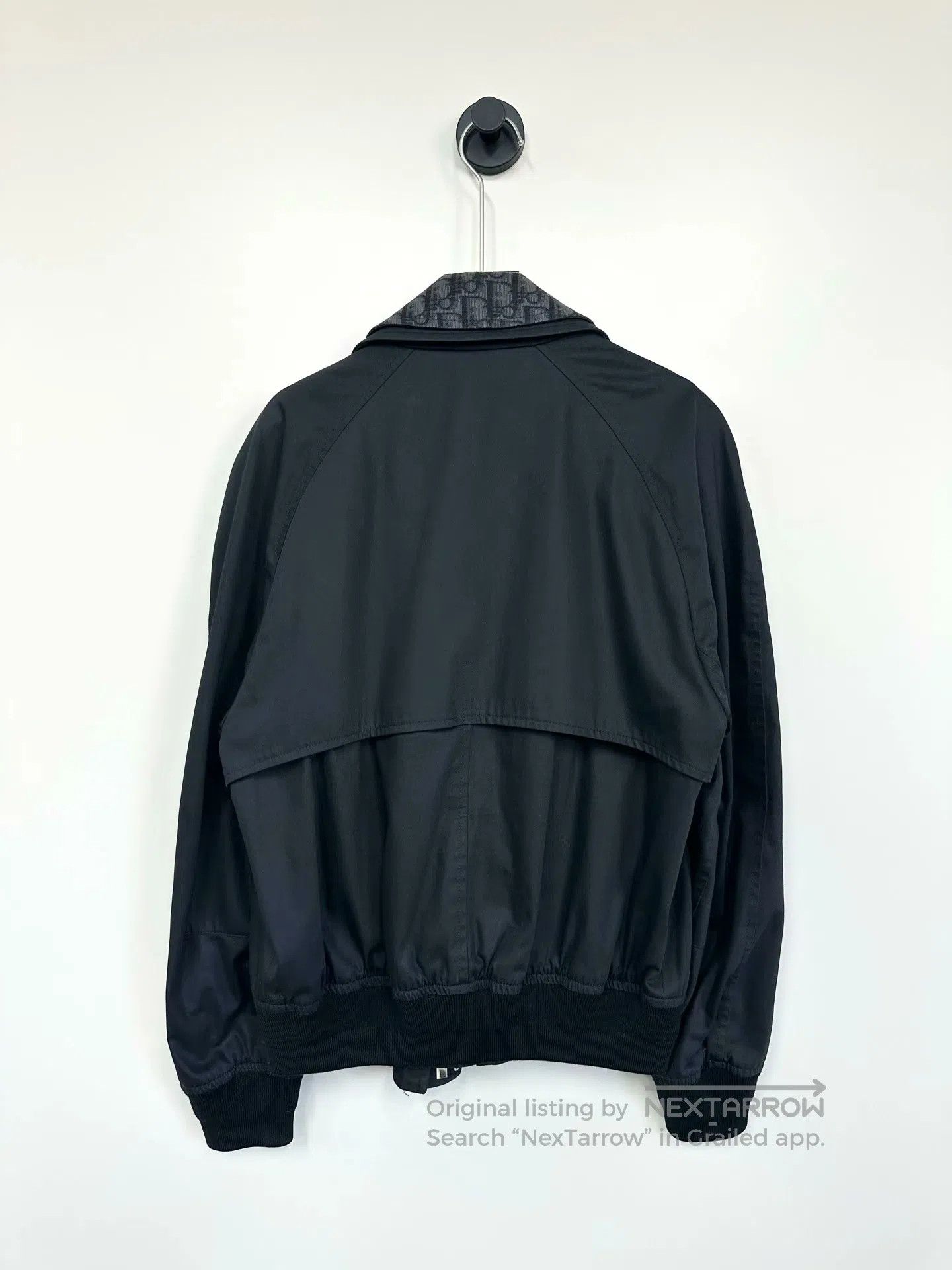 Dior Dior Black Lapel Vintage Logo Zip-Up Jacket| Size M / US 6-8 / IT 42-44 - 2 Thumbnail